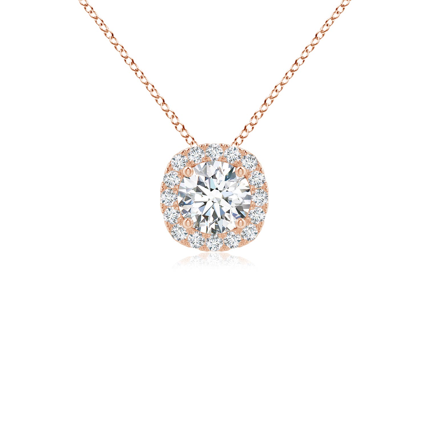 G, VS2 / 0.76 CT / 14 KT Rose Gold