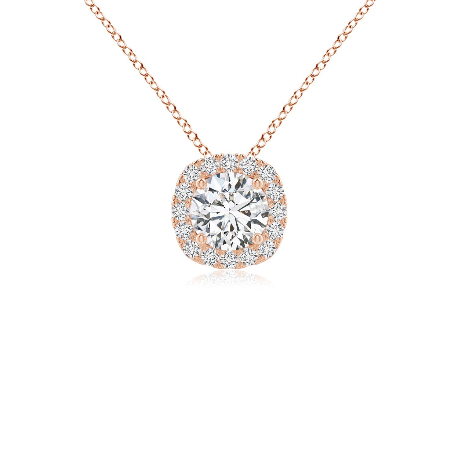 H, SI2 / 0.76 CT / 14 KT Rose Gold