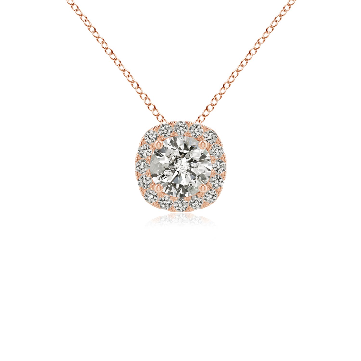 K, I3 / 0.76 CT / 14 KT Rose Gold