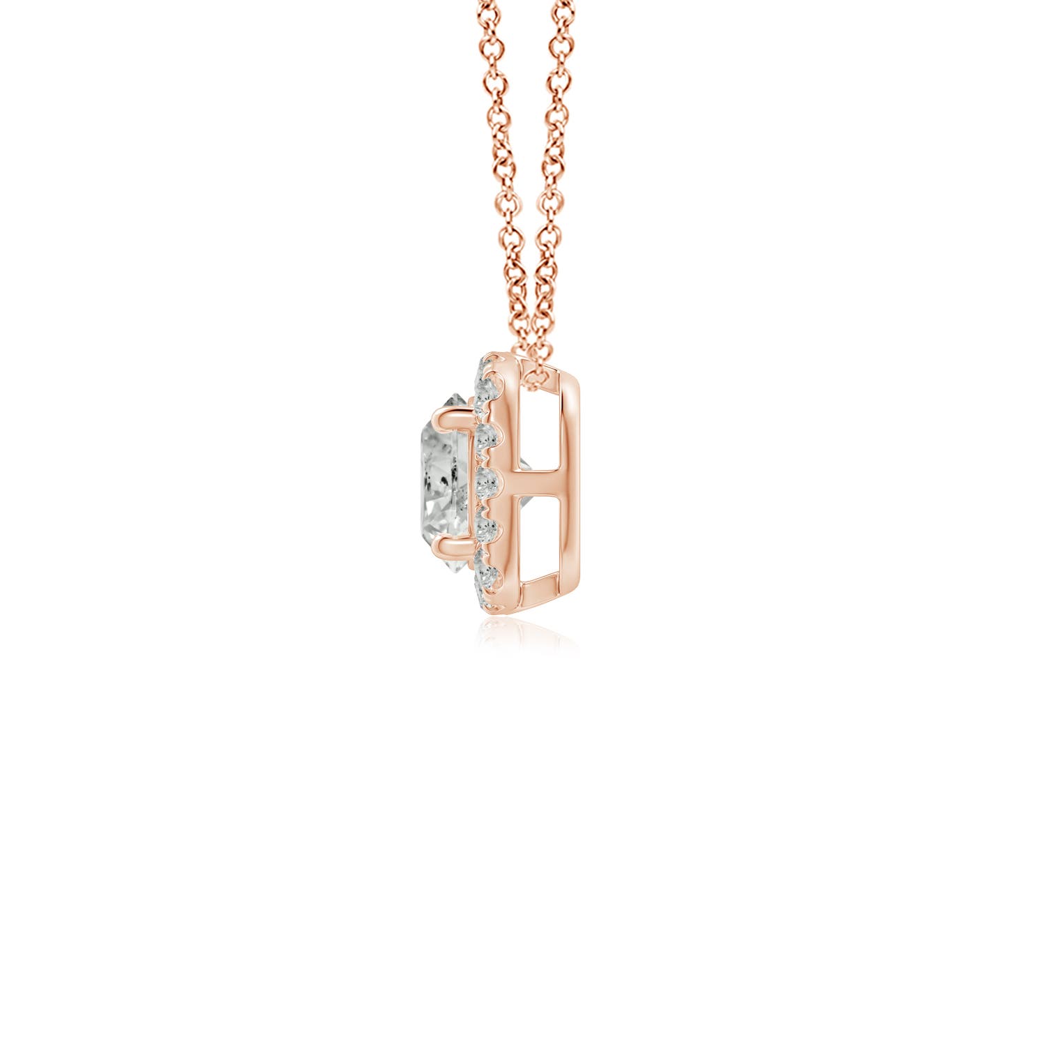 K, I3 / 0.76 CT / 14 KT Rose Gold