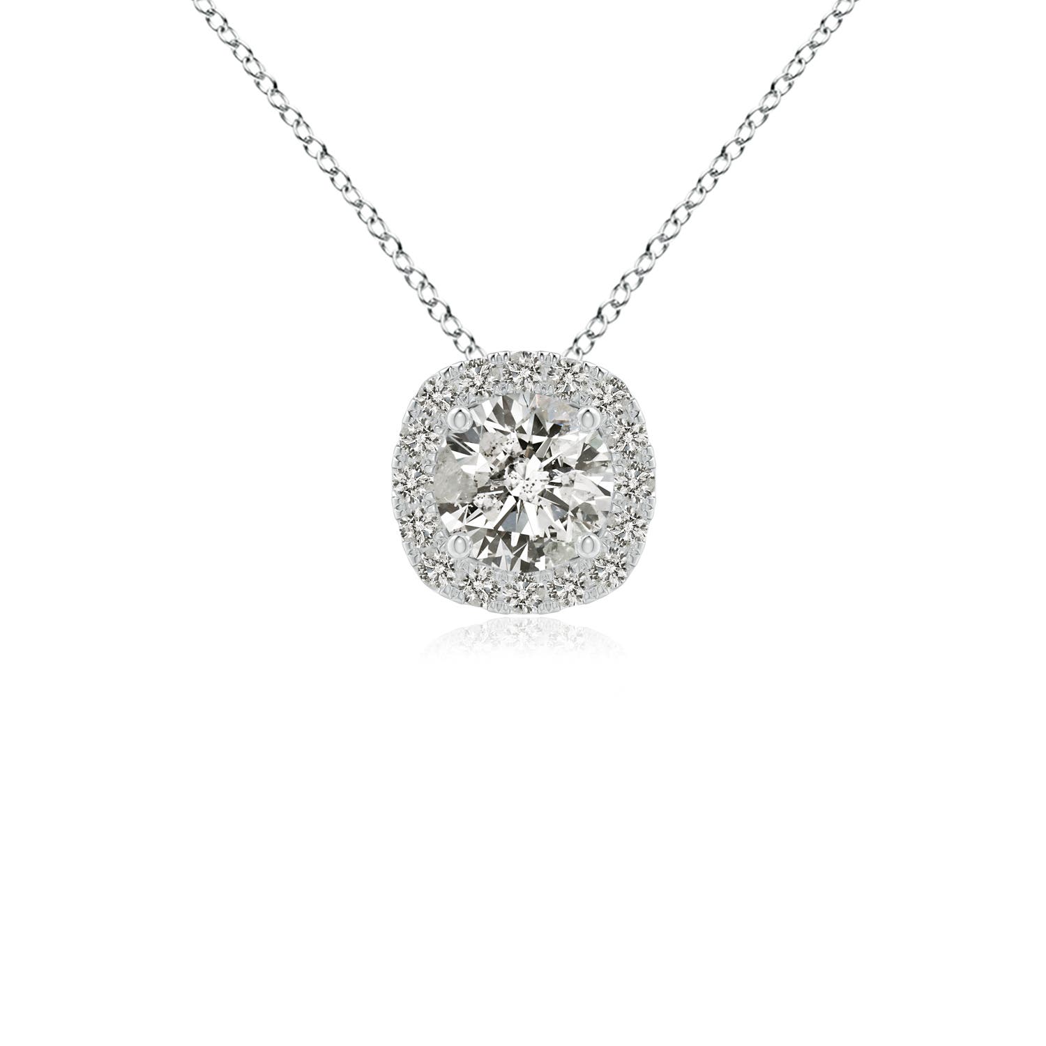 K, I3 / 0.76 CT / 14 KT White Gold