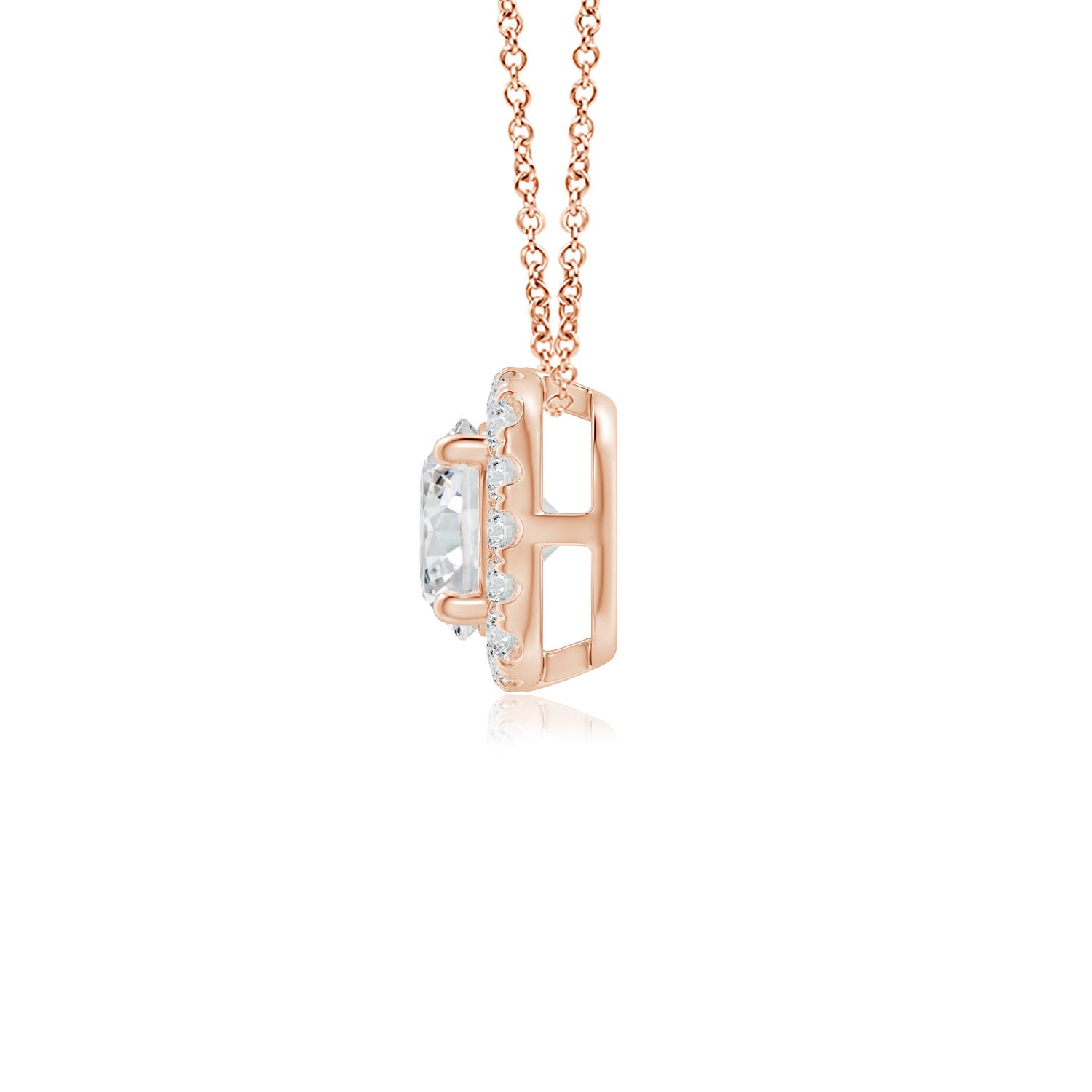 H, SI2 / 1.32 CT / 14 KT Rose Gold