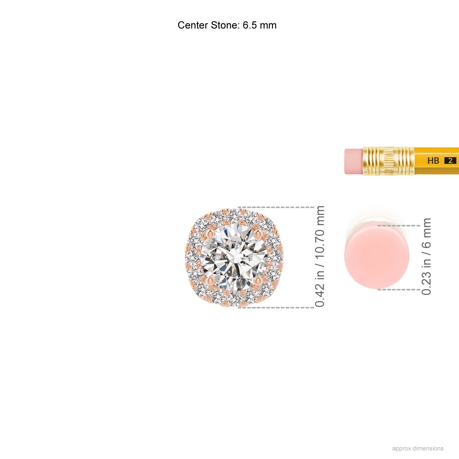 I-J, I1-I2 / 1.32 CT / 14 KT Rose Gold