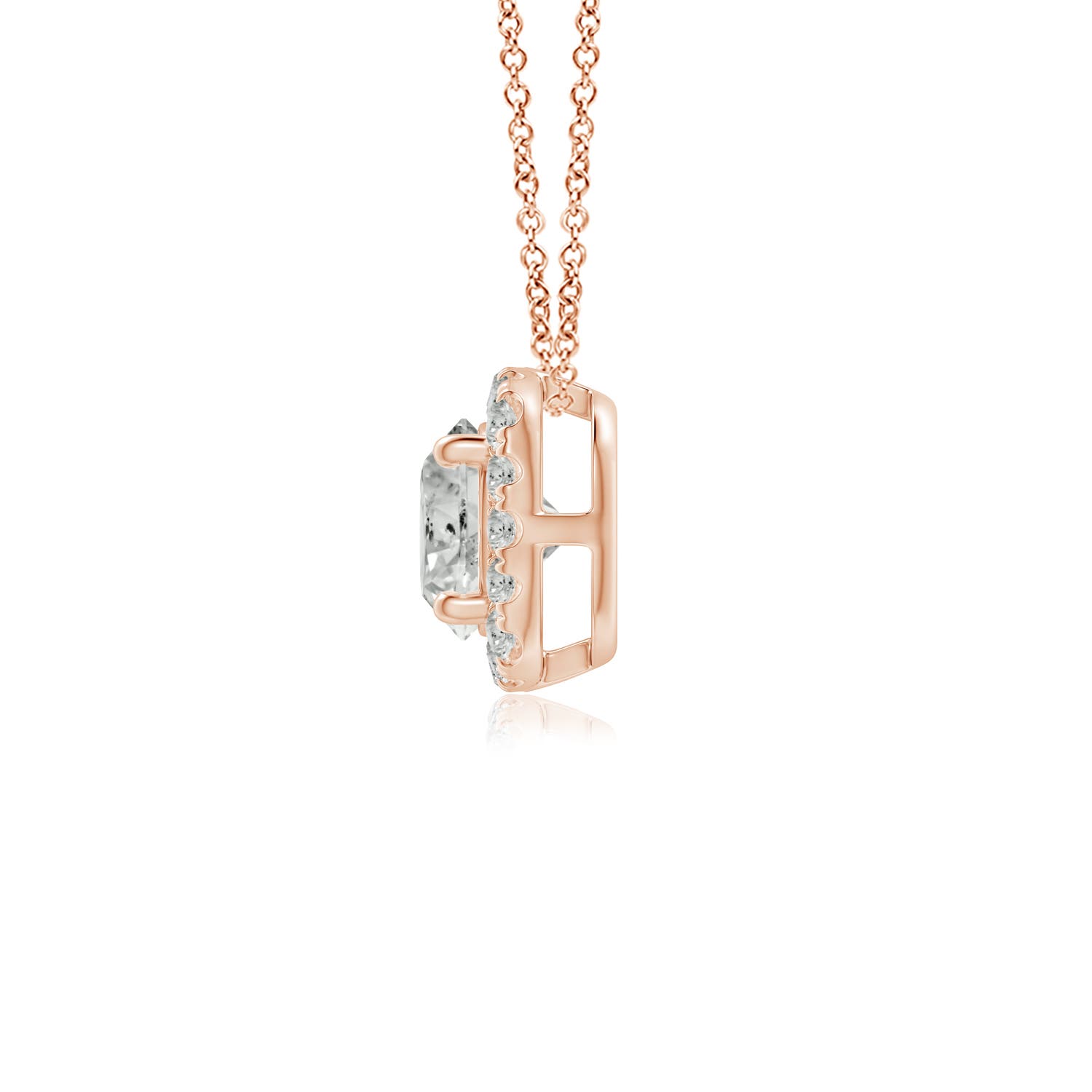 K, I3 / 1.32 CT / 14 KT Rose Gold