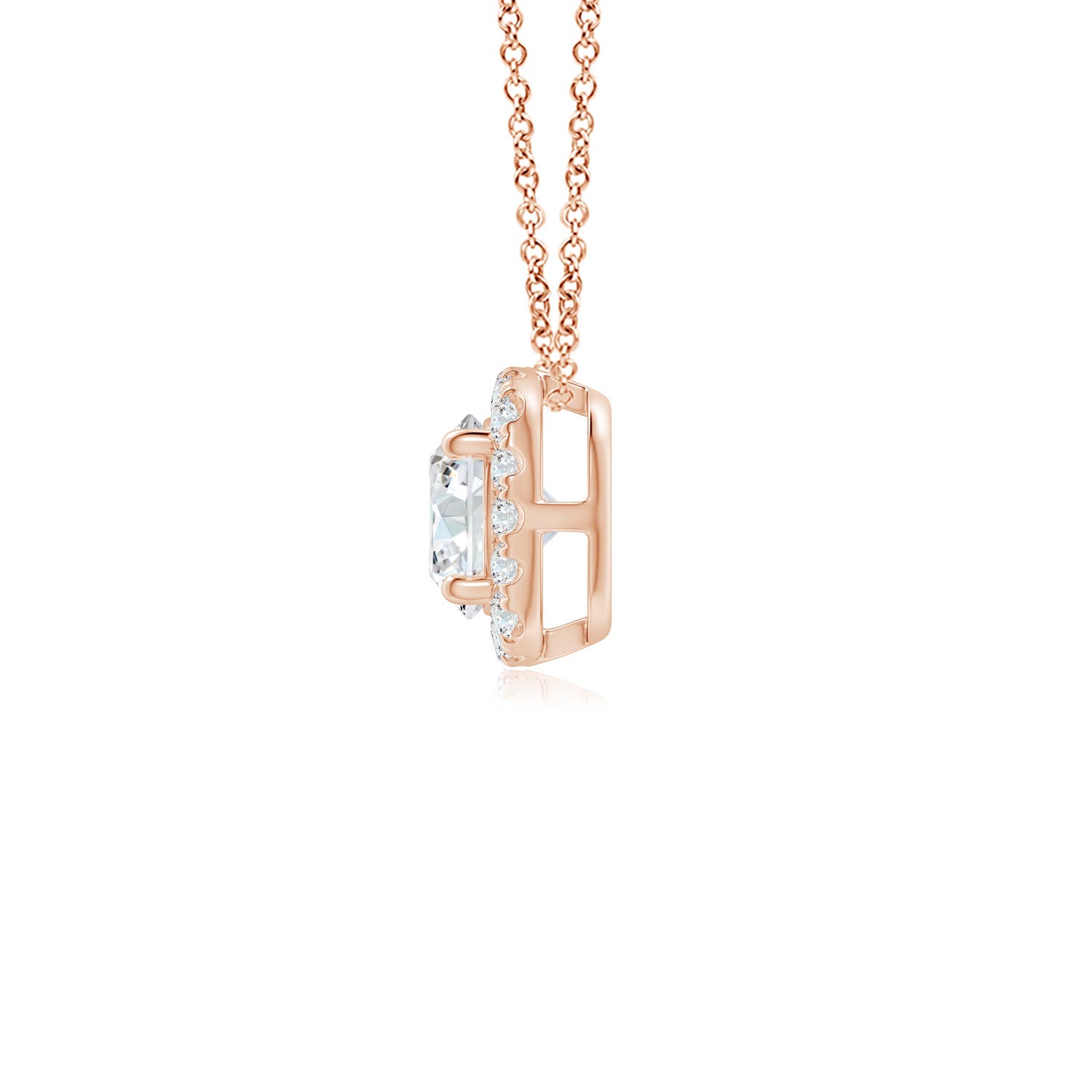 F-G, VS / 0.99 CT / 14 KT Rose Gold