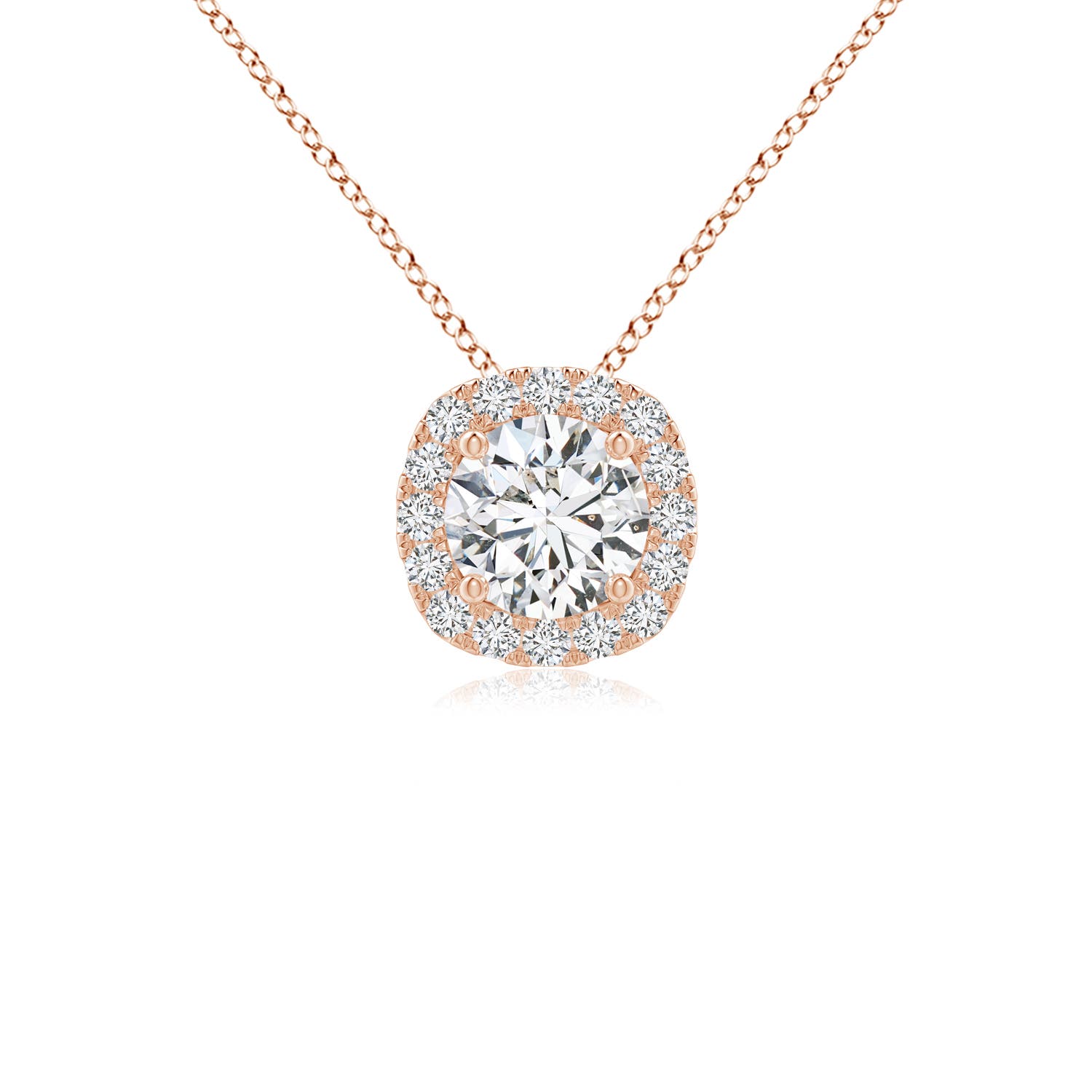 H, SI2 / 0.99 CT / 14 KT Rose Gold