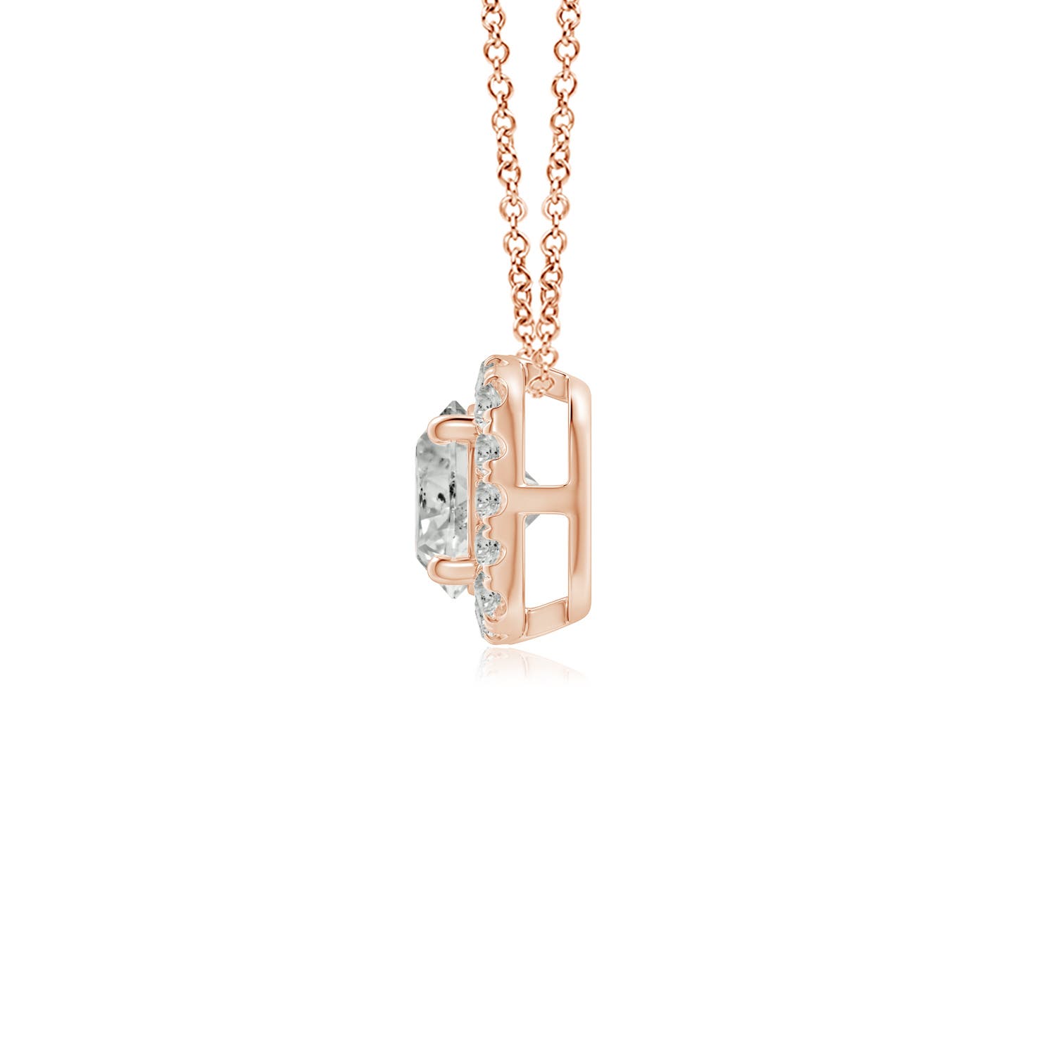 K, I3 / 0.99 CT / 14 KT Rose Gold