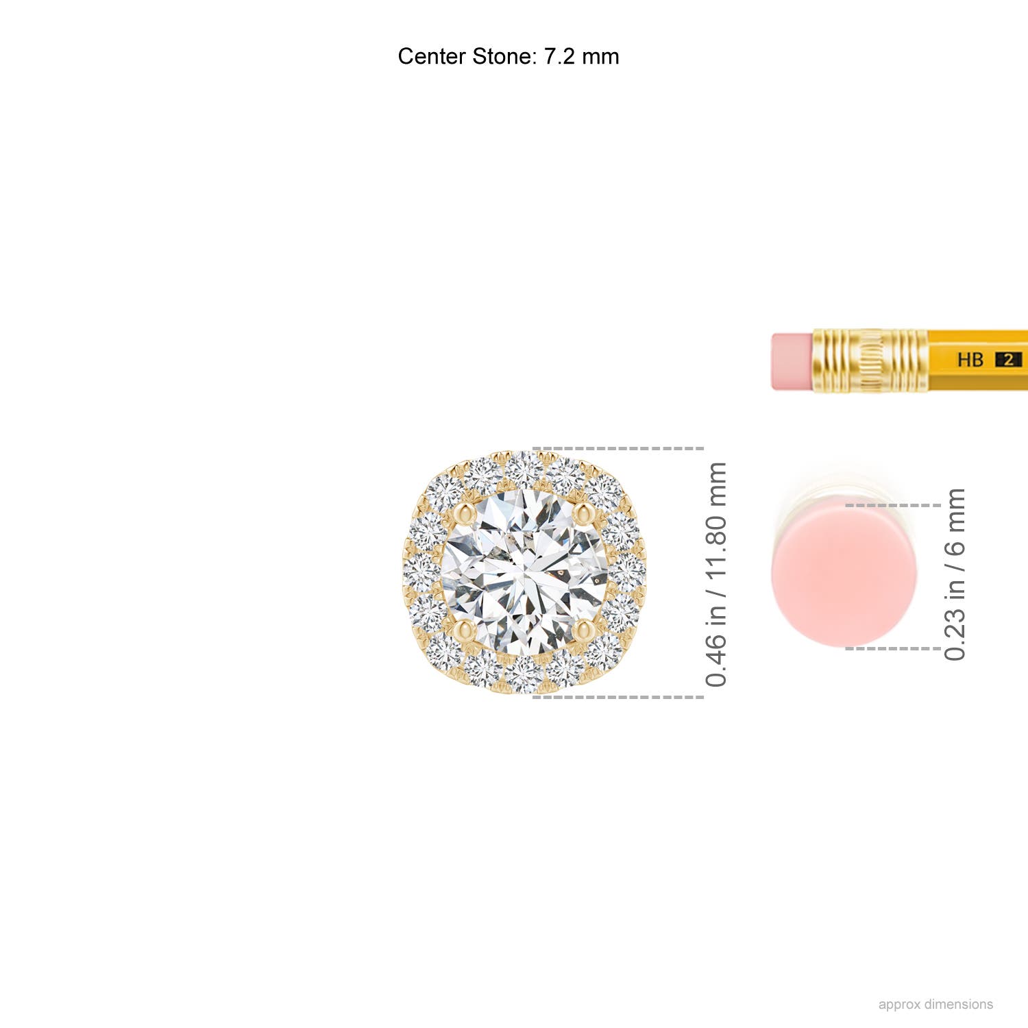 H, SI2 / 1.67 CT / 14 KT Yellow Gold