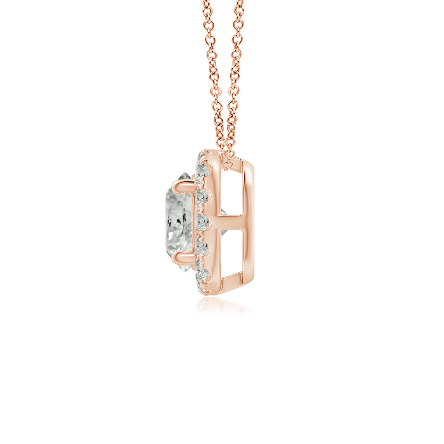 K, I3 / 1.67 CT / 14 KT Rose Gold