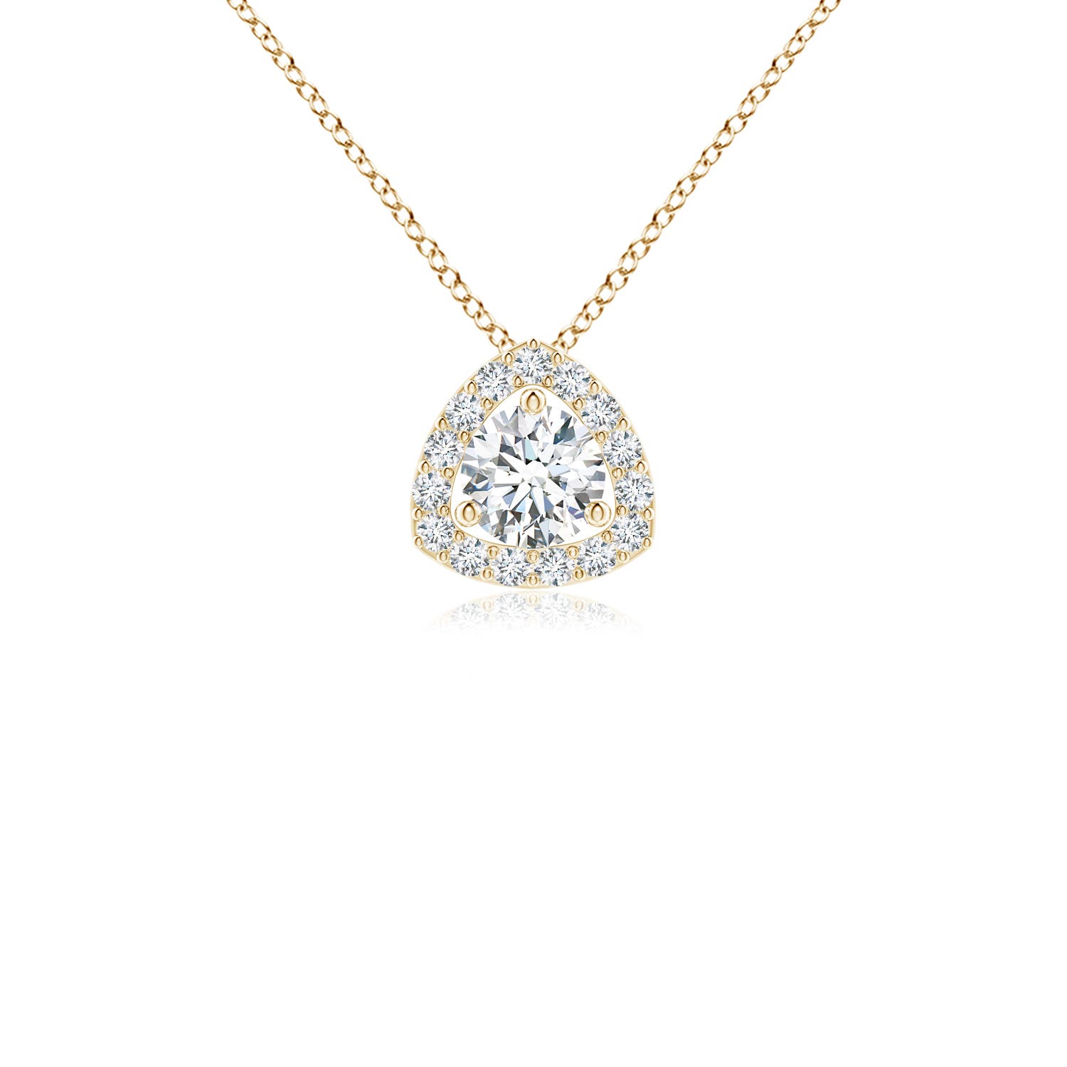 F-G, VS / 0.37 CT / 14 KT Yellow Gold