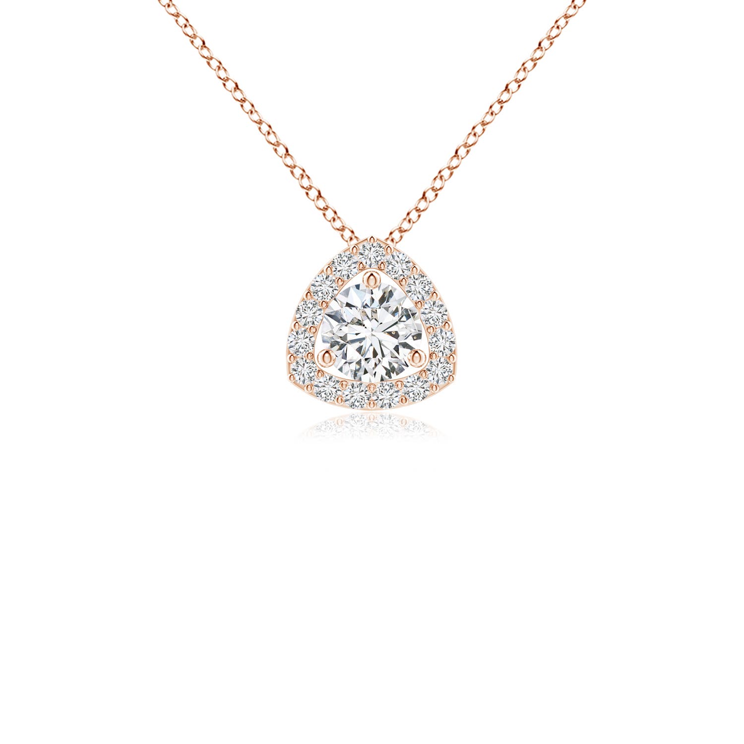 H, SI2 / 0.37 CT / 14 KT Rose Gold