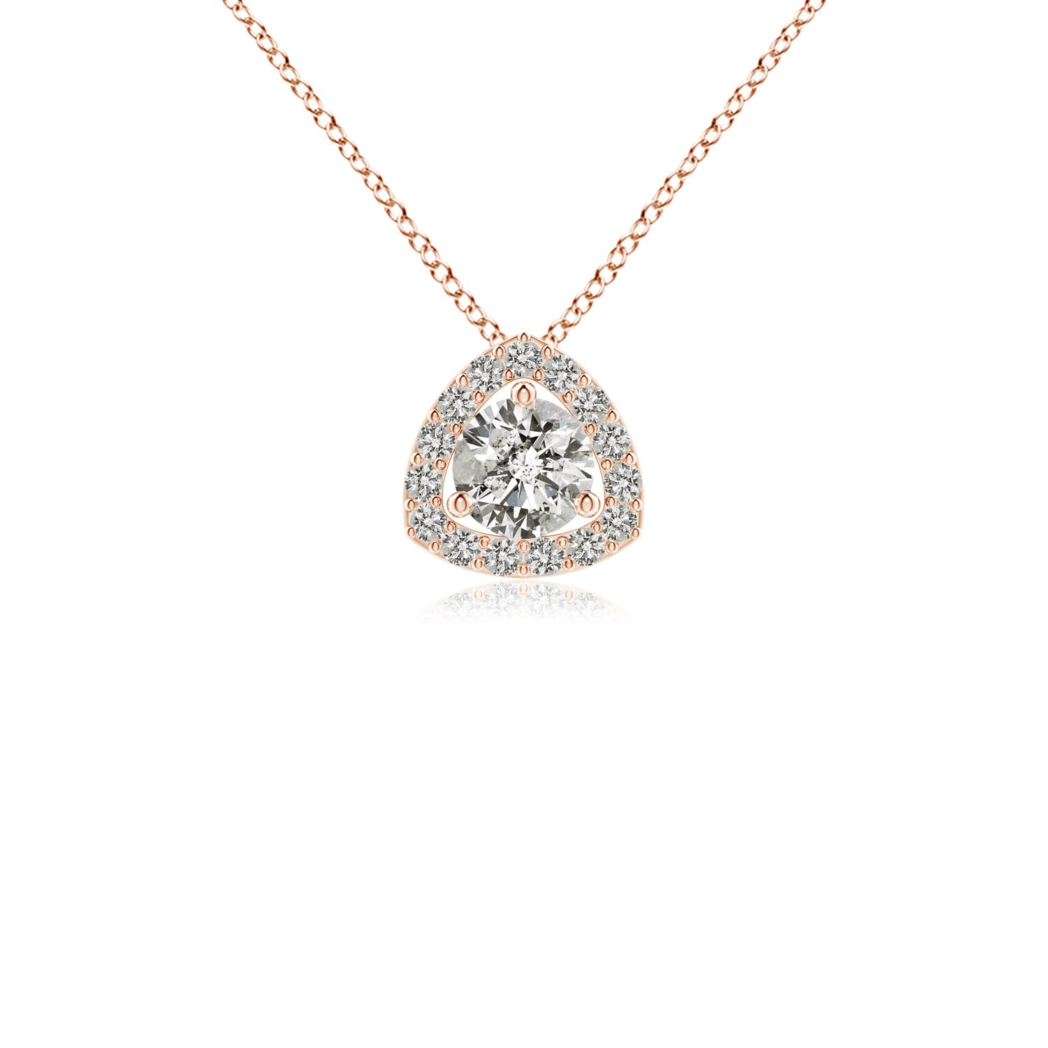 K, I3 / 0.37 CT / 14 KT Rose Gold