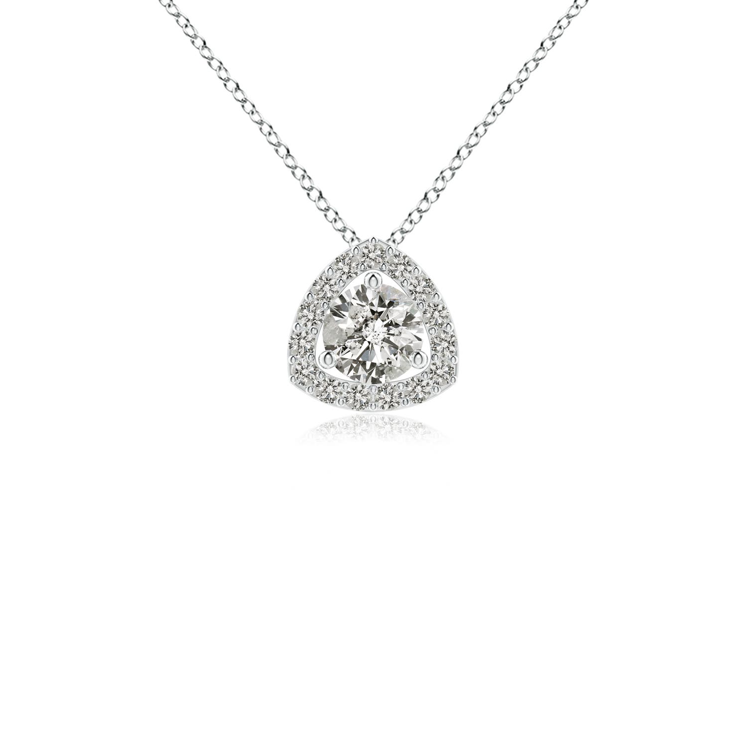 K, I3 / 0.37 CT / 14 KT White Gold