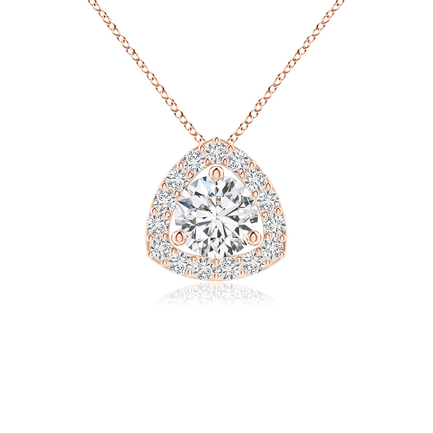 H, SI2 / 1.02 CT / 14 KT Rose Gold