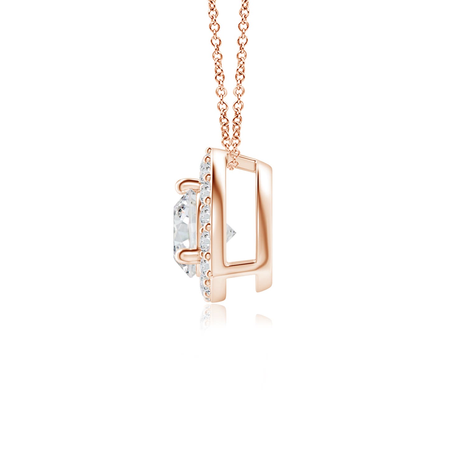 H, SI2 / 1.02 CT / 14 KT Rose Gold