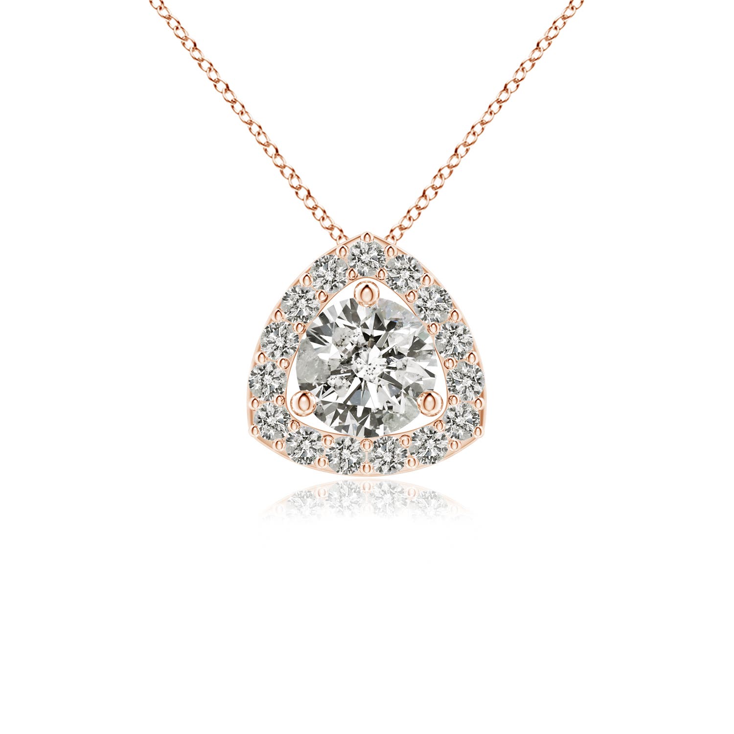 K, I3 / 1.02 CT / 14 KT Rose Gold