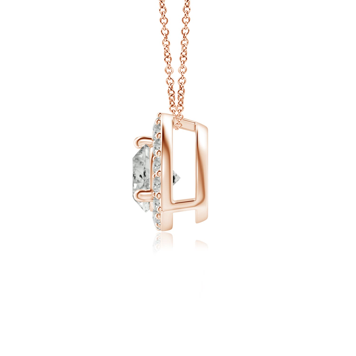 K, I3 / 1.02 CT / 14 KT Rose Gold