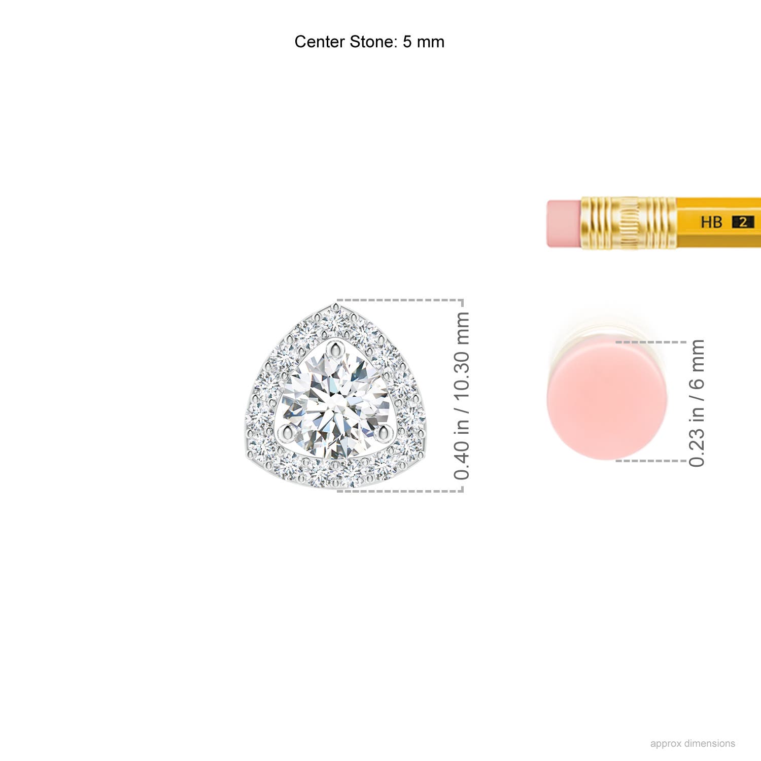 G, VS2 / 0.68 CT / 14 KT White Gold