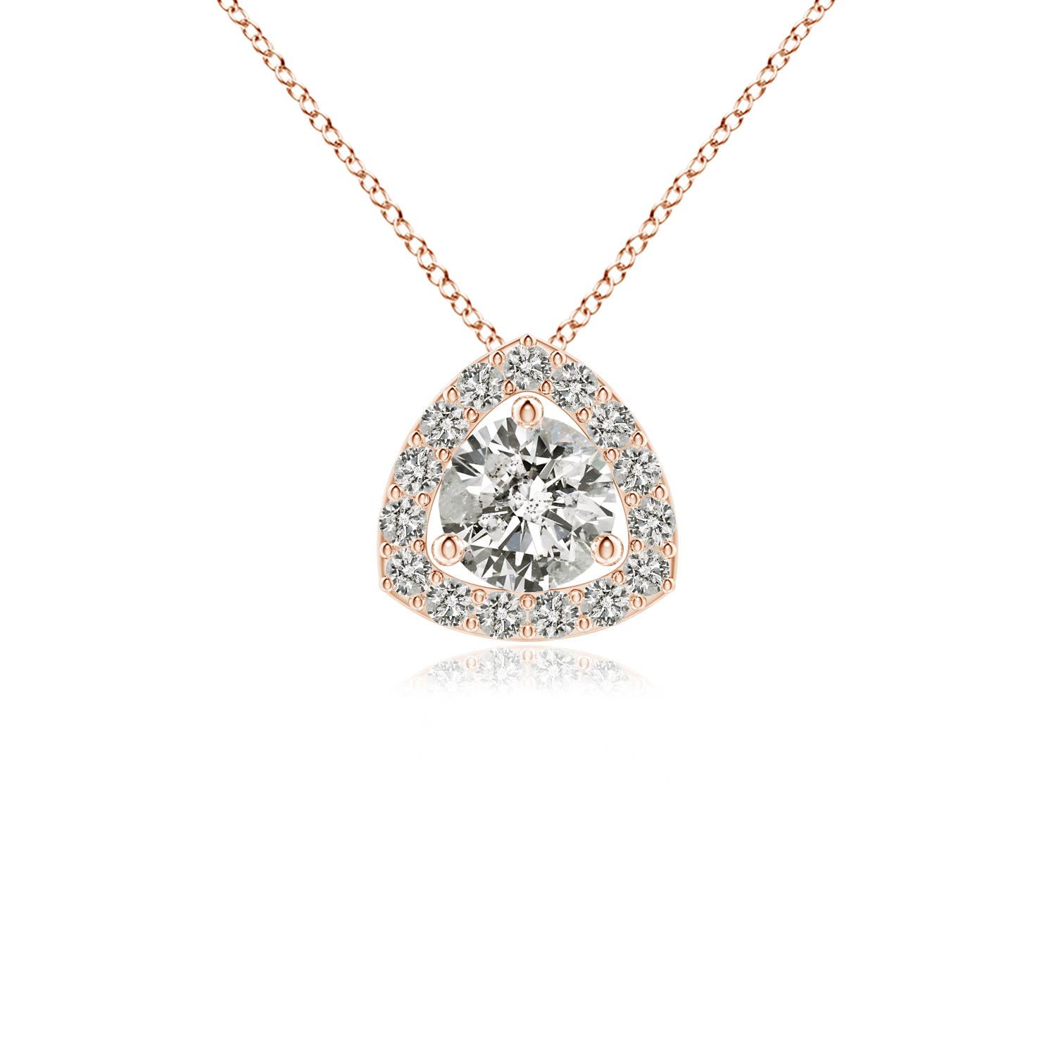 K, I3 / 0.68 CT / 14 KT Rose Gold