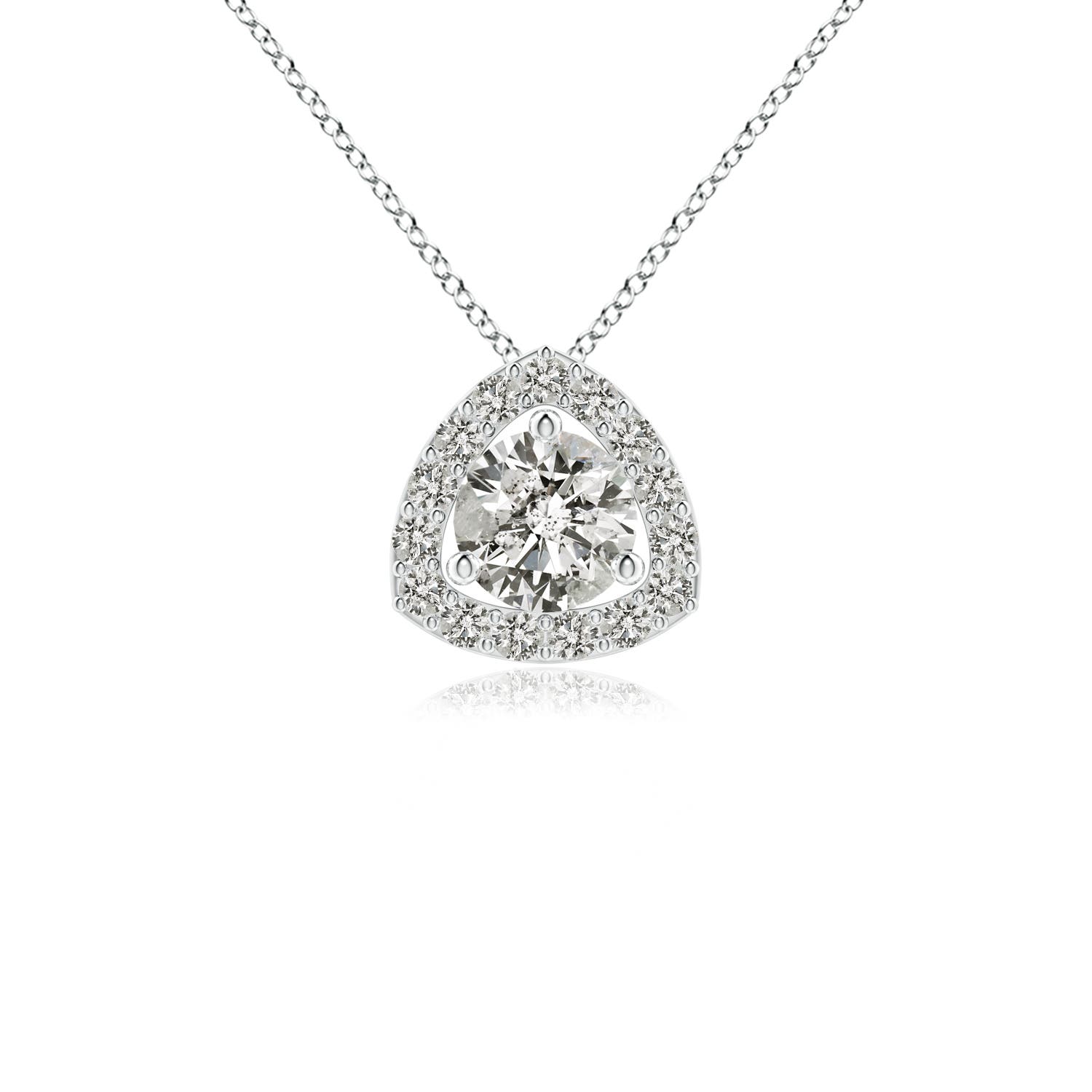 K, I3 / 0.68 CT / 14 KT White Gold