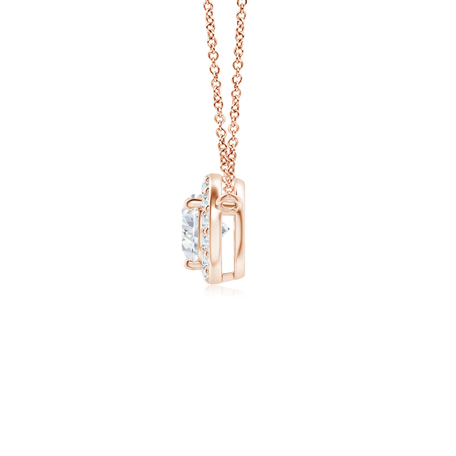 F-G, VS / 0.5 CT / 14 KT Rose Gold