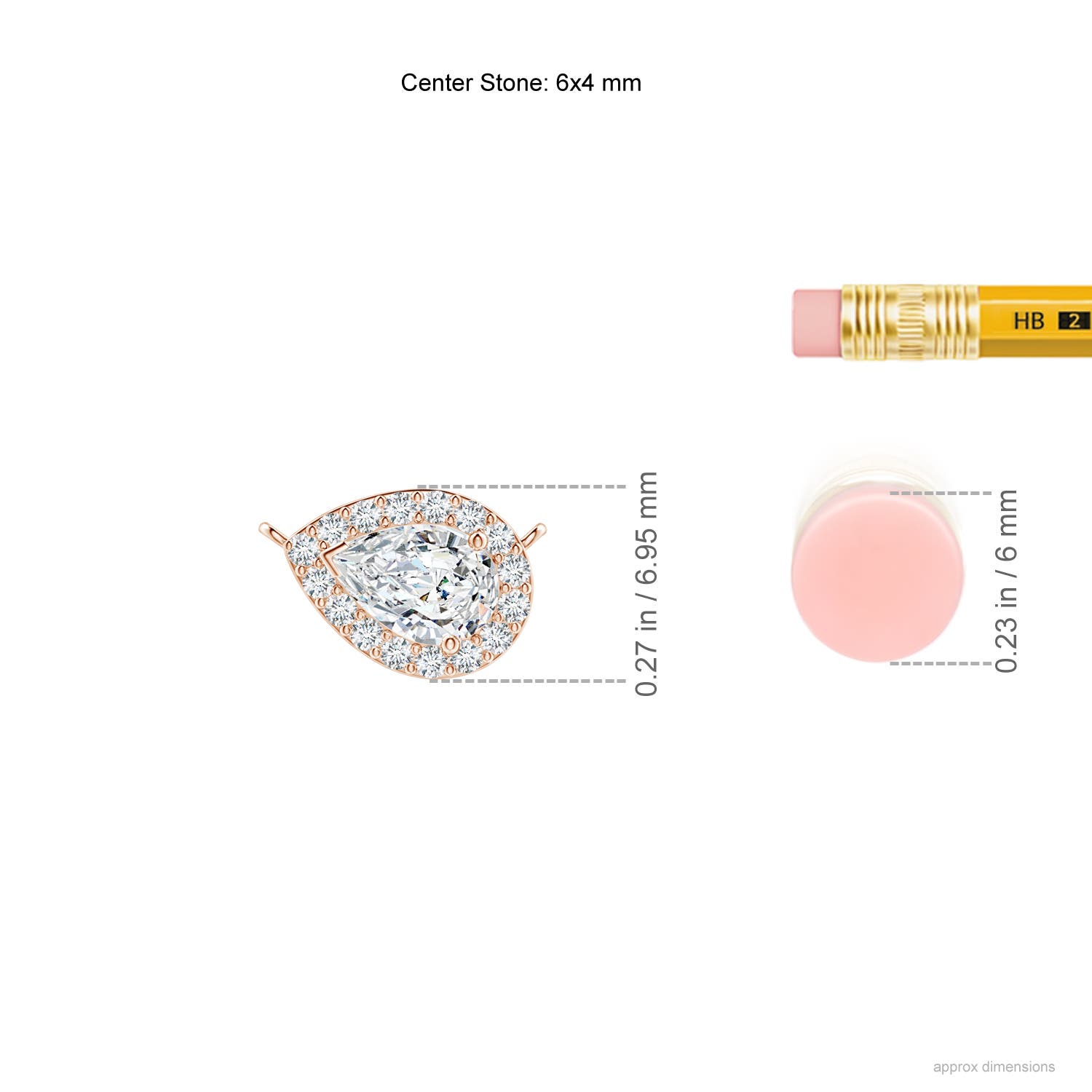 G, VS2 / 0.5 CT / 14 KT Rose Gold