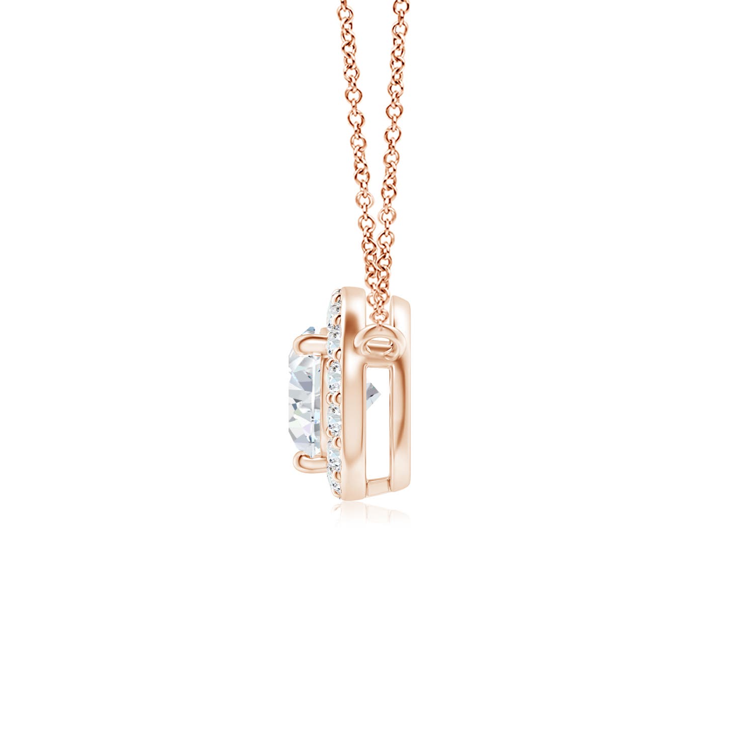 F-G, VS / 0.87 CT / 14 KT Rose Gold