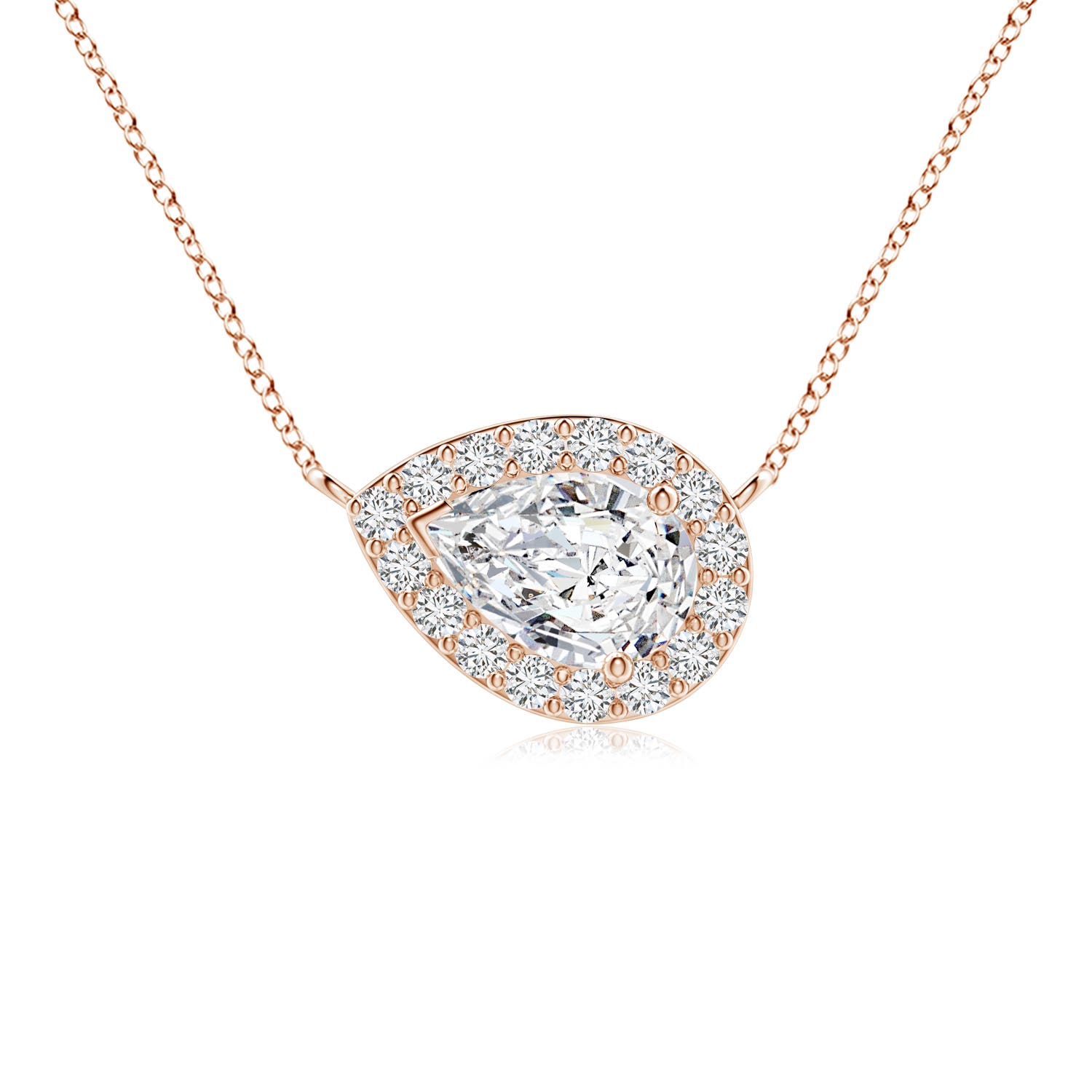 H, SI2 / 0.87 CT / 14 KT Rose Gold