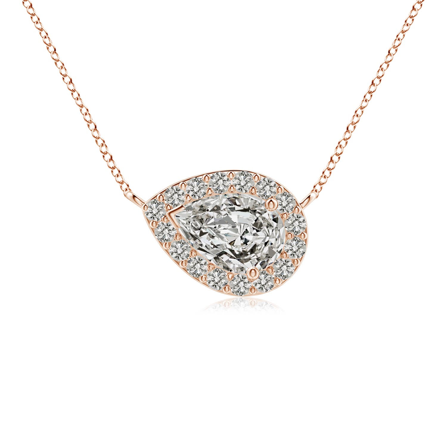 K, I3 / 0.87 CT / 14 KT Rose Gold