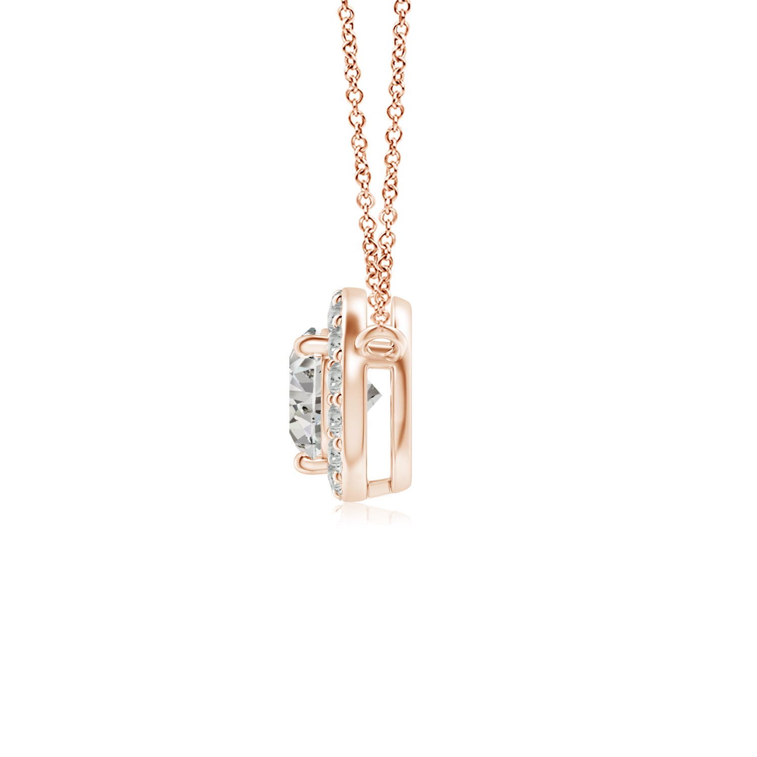 K, I3 / 0.87 CT / 14 KT Rose Gold