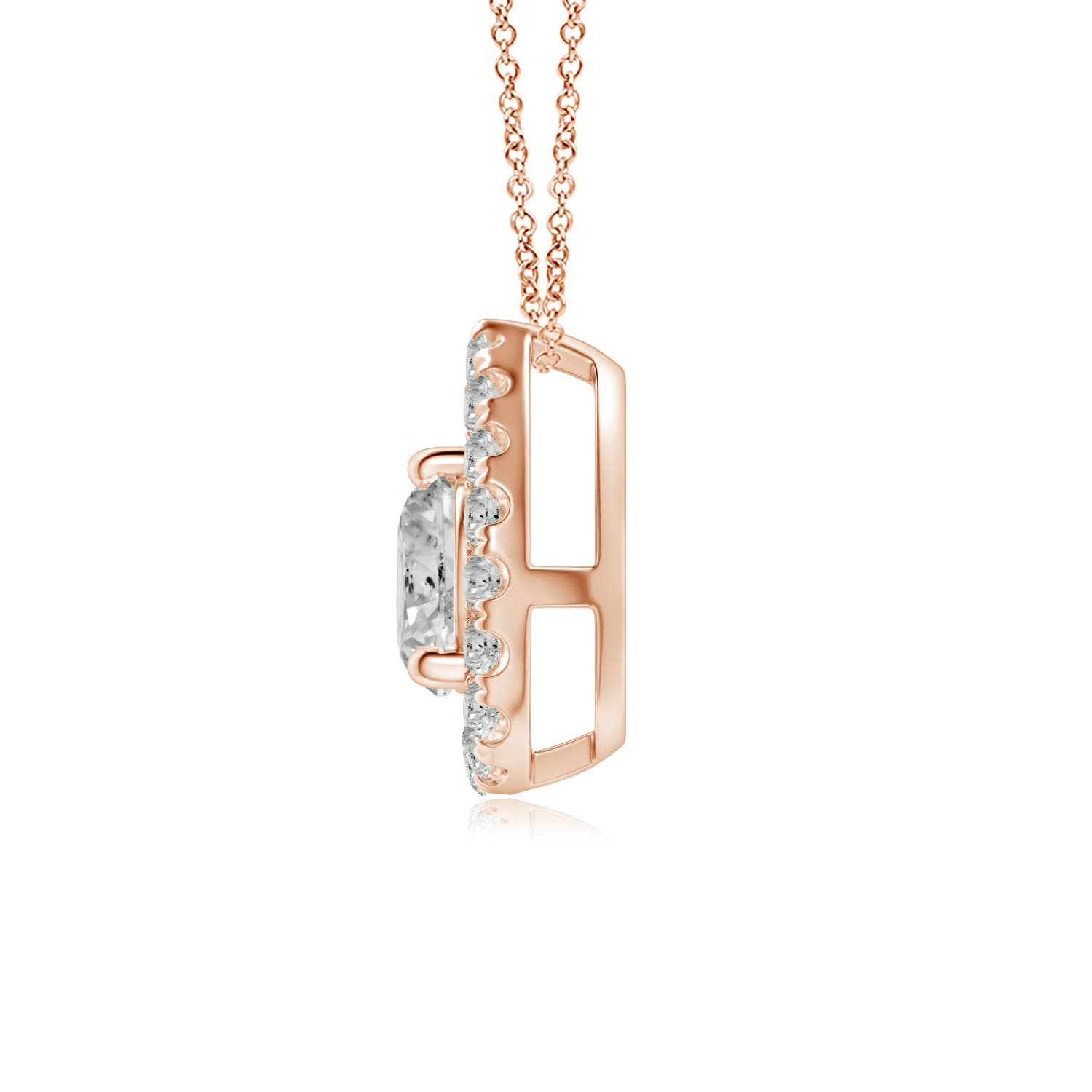 K, I3 / 0.51 CT / 14 KT Rose Gold