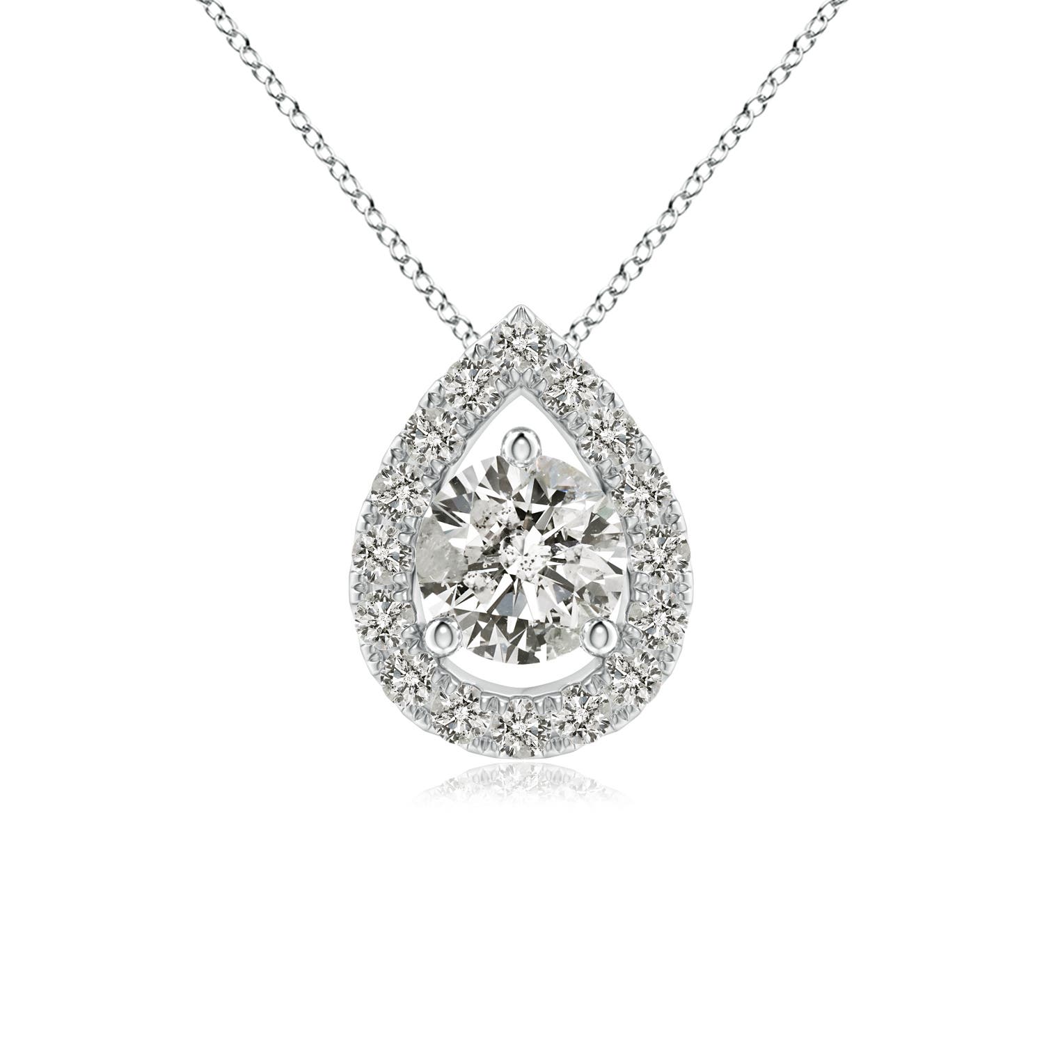 K, I3 / 0.51 CT / 14 KT White Gold