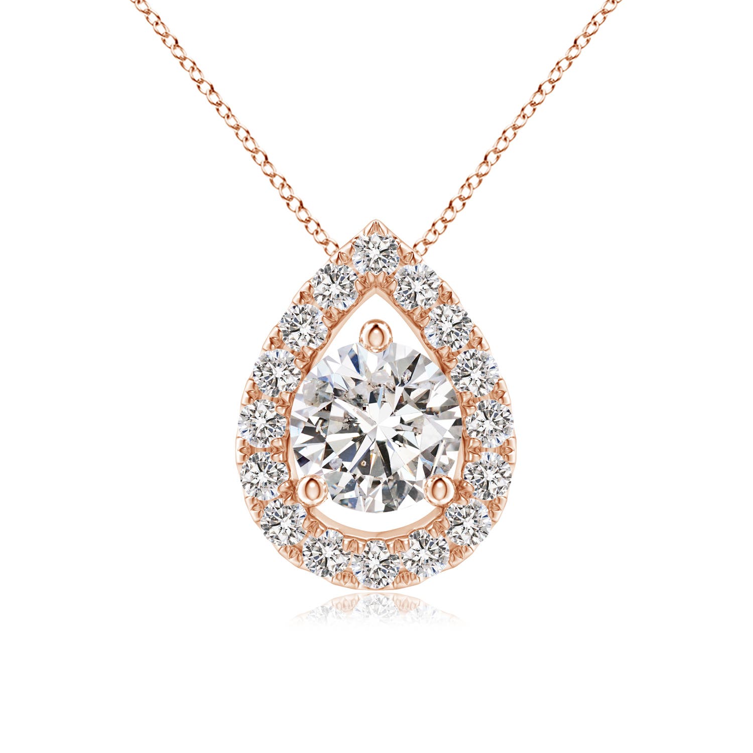 I-J, I1-I2 / 0.74 CT / 14 KT Rose Gold