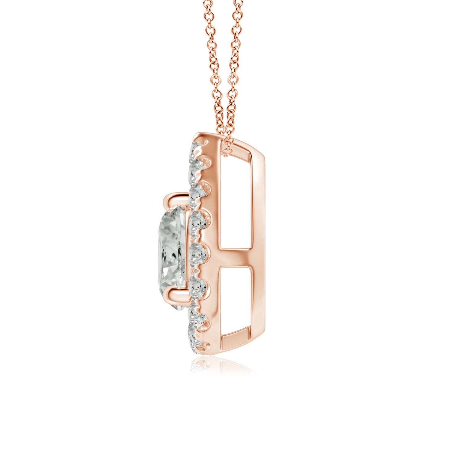 K, I3 / 0.74 CT / 14 KT Rose Gold