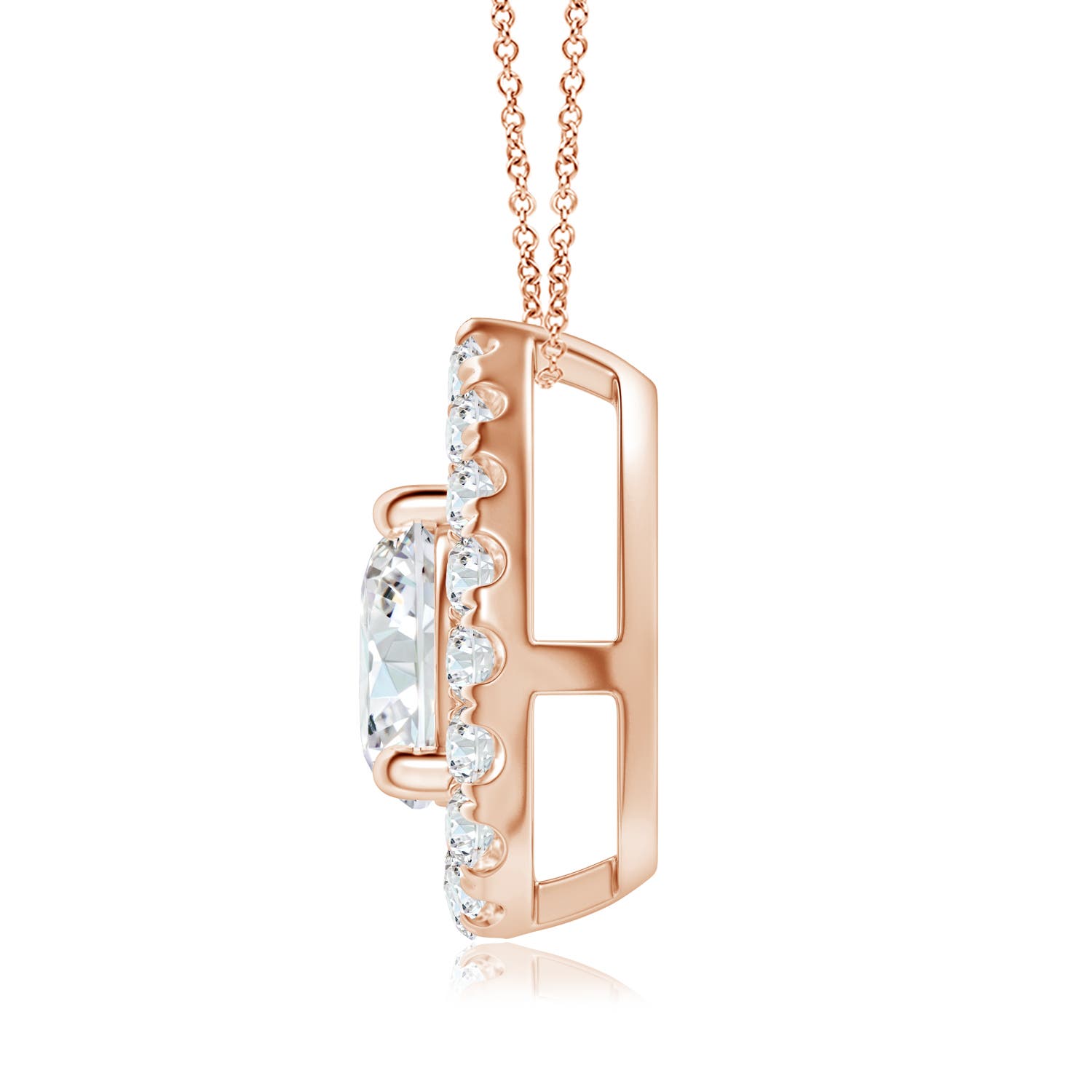 F-G, VS / 1.01 CT / 14 KT Rose Gold