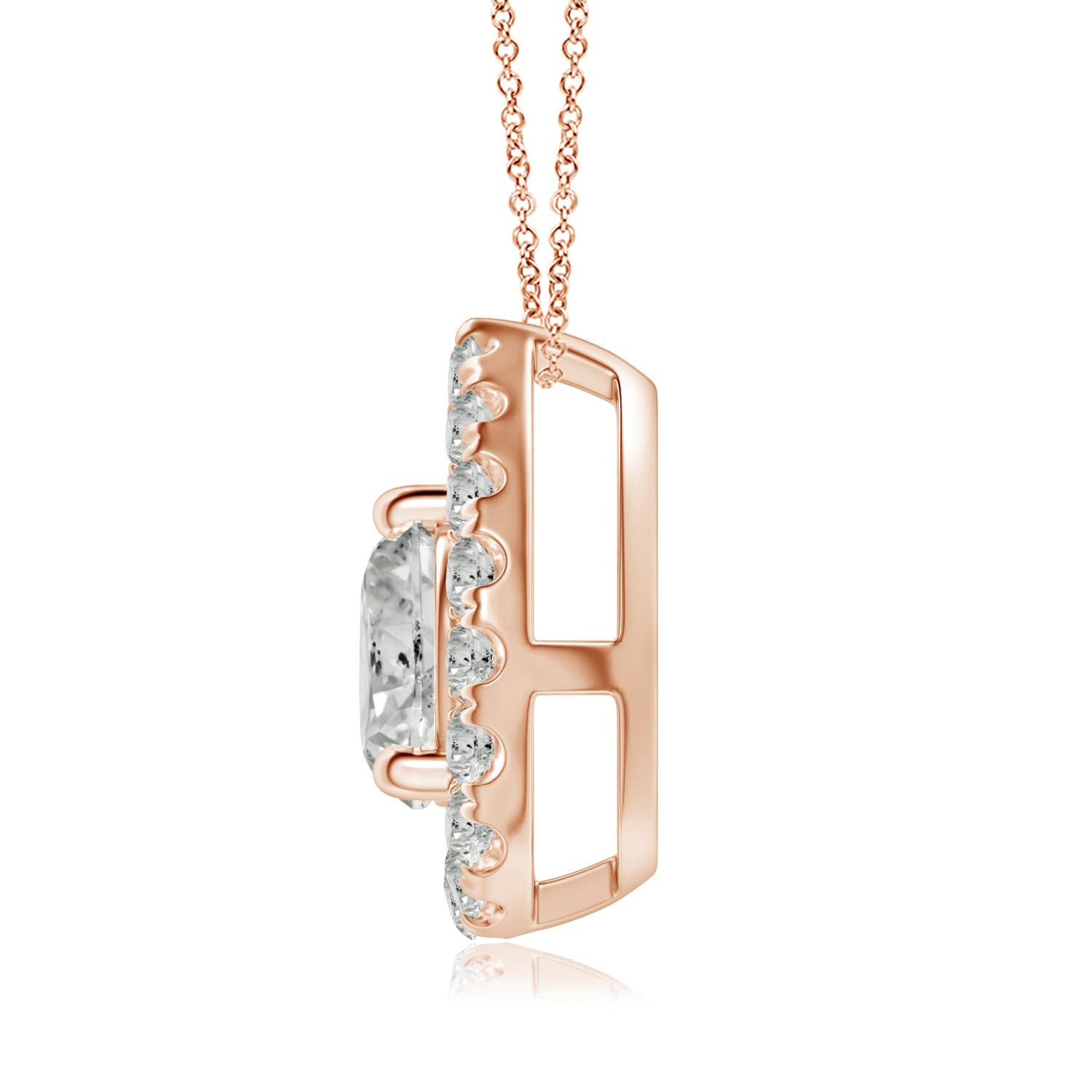 K, I3 / 1.01 CT / 14 KT Rose Gold