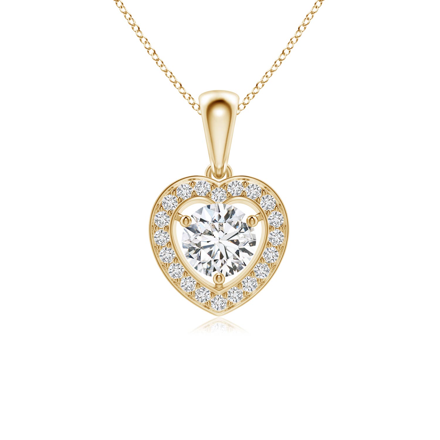 H, SI2 / 0.76 CT / 14 KT Yellow Gold