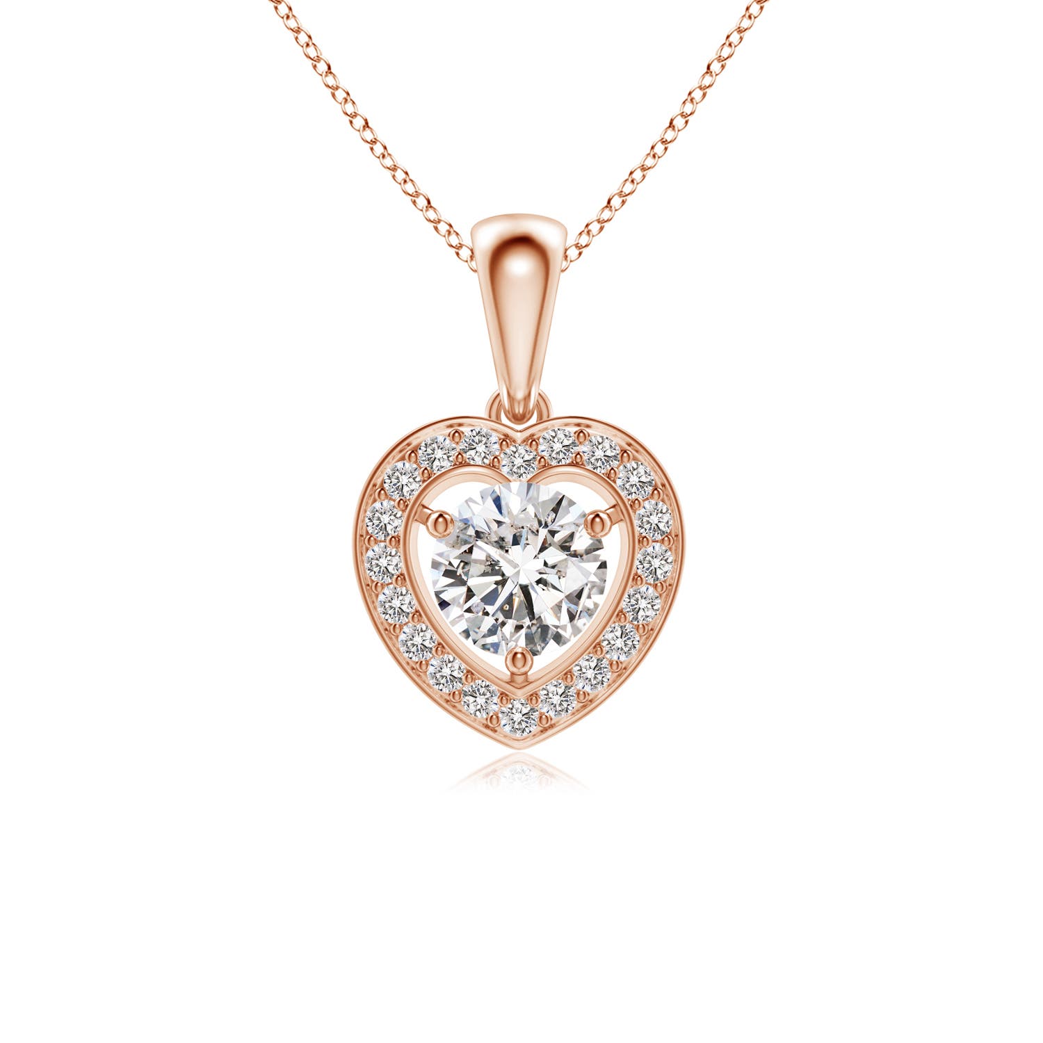 I-J, I1-I2 / 0.76 CT / 14 KT Rose Gold