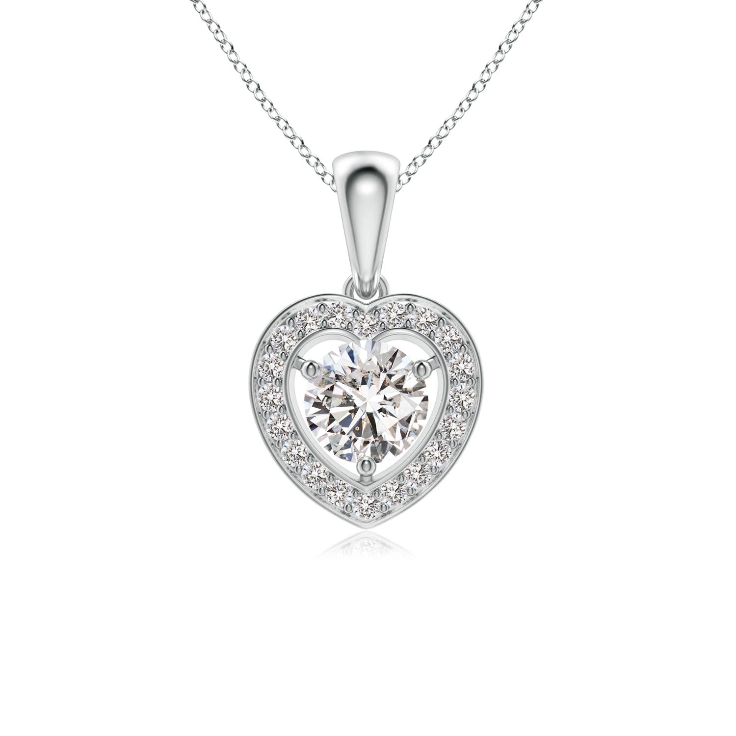 I-J, I1-I2 / 0.76 CT / 14 KT White Gold