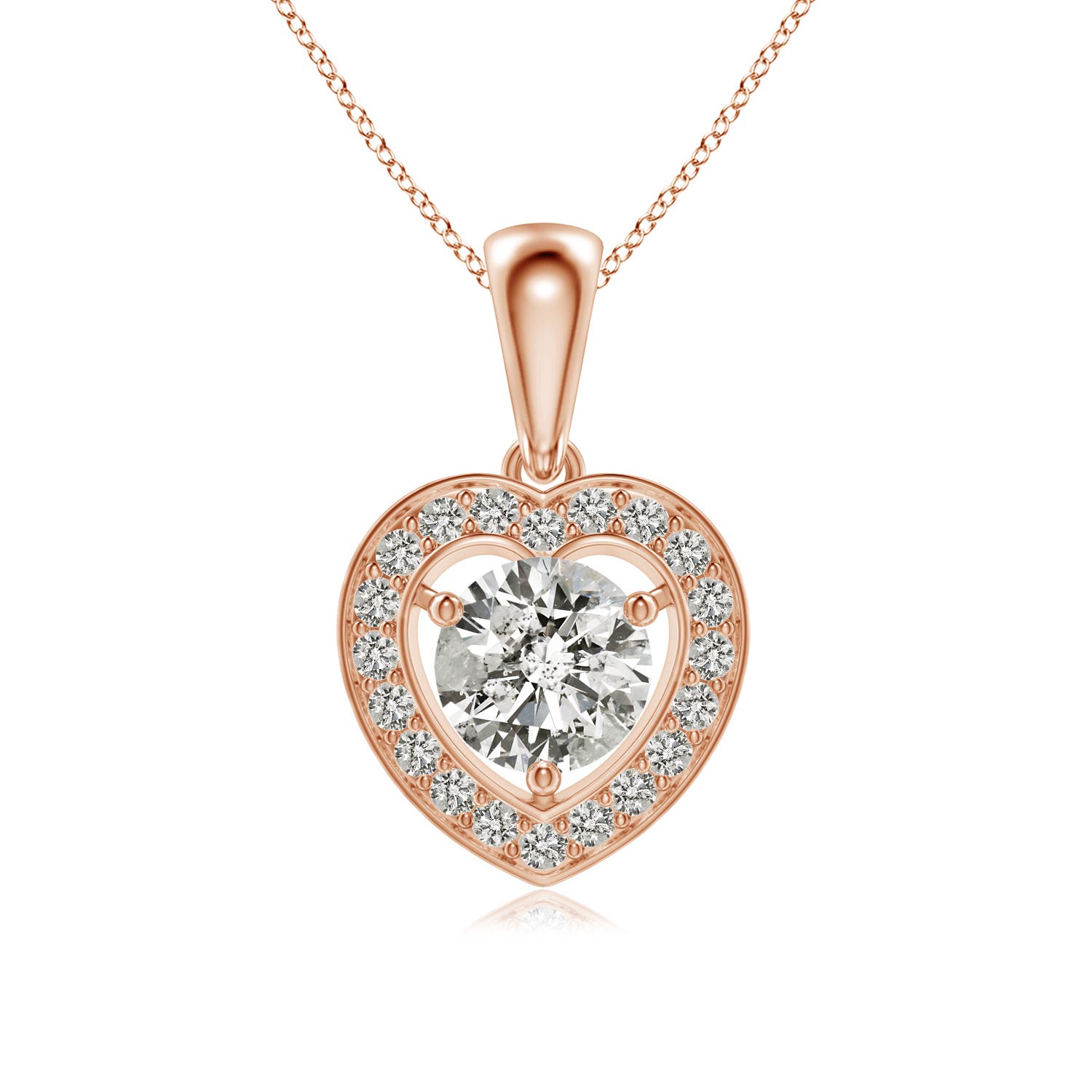 K, I3 / 1.35 CT / 14 KT Rose Gold