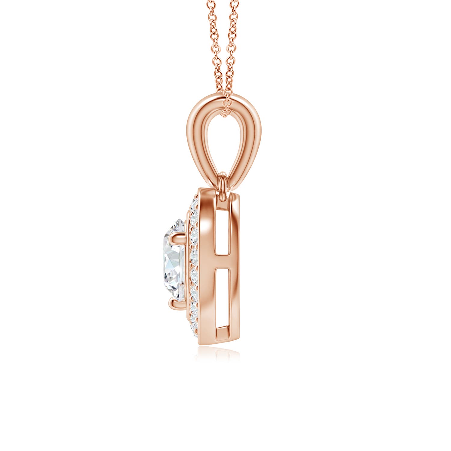 F-G, VS / 1.02 CT / 14 KT Rose Gold