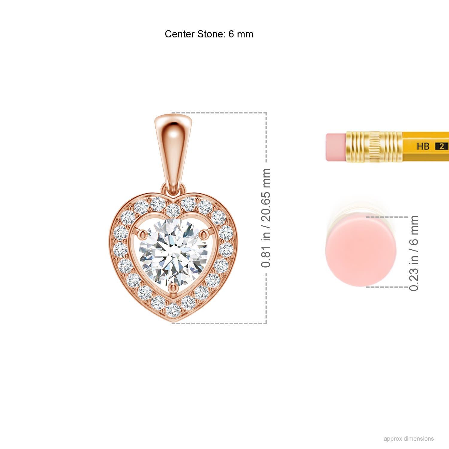 G, VS2 / 1.02 CT / 14 KT Rose Gold