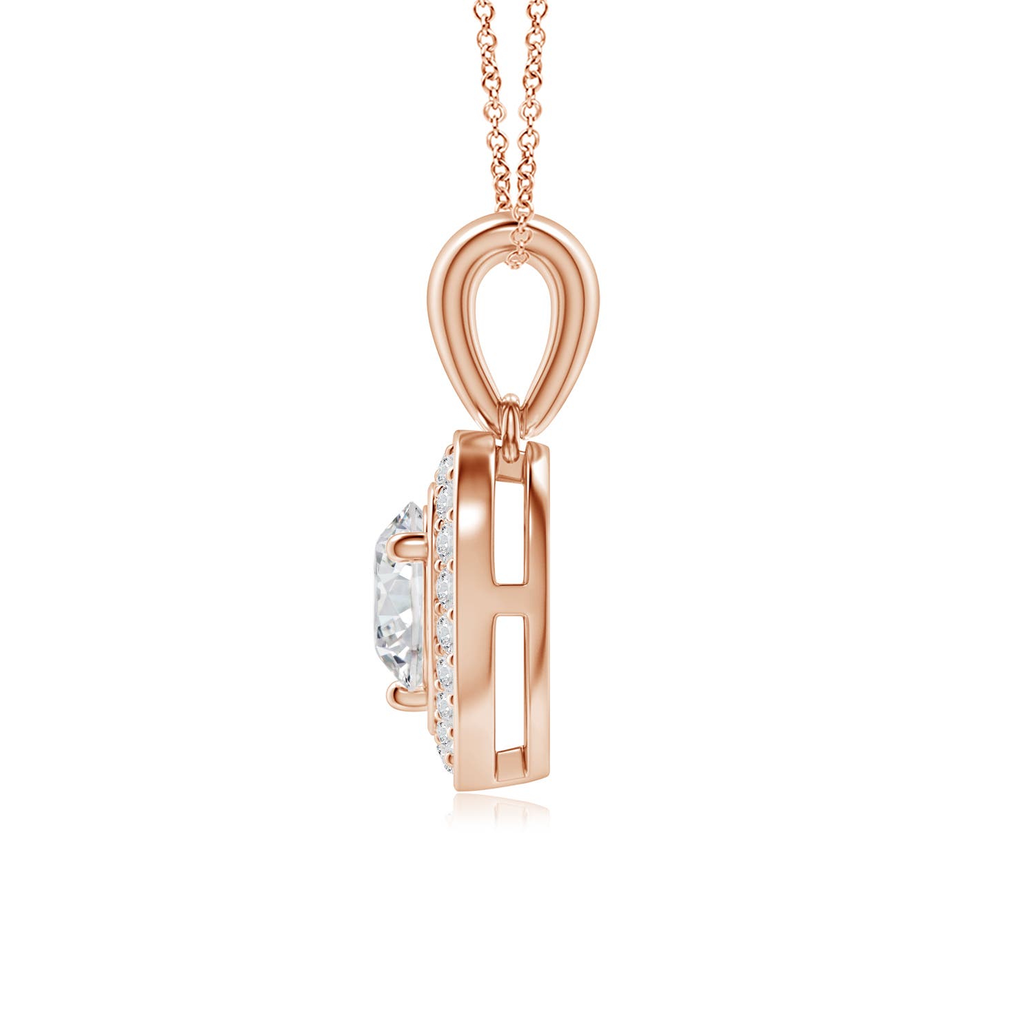 H, SI2 / 1.02 CT / 14 KT Rose Gold