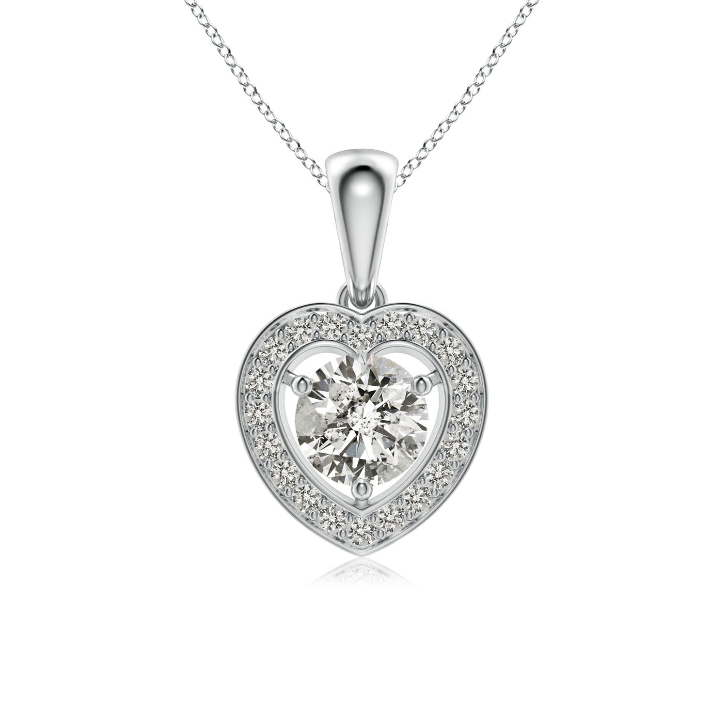 K, I3 / 1.02 CT / 14 KT White Gold