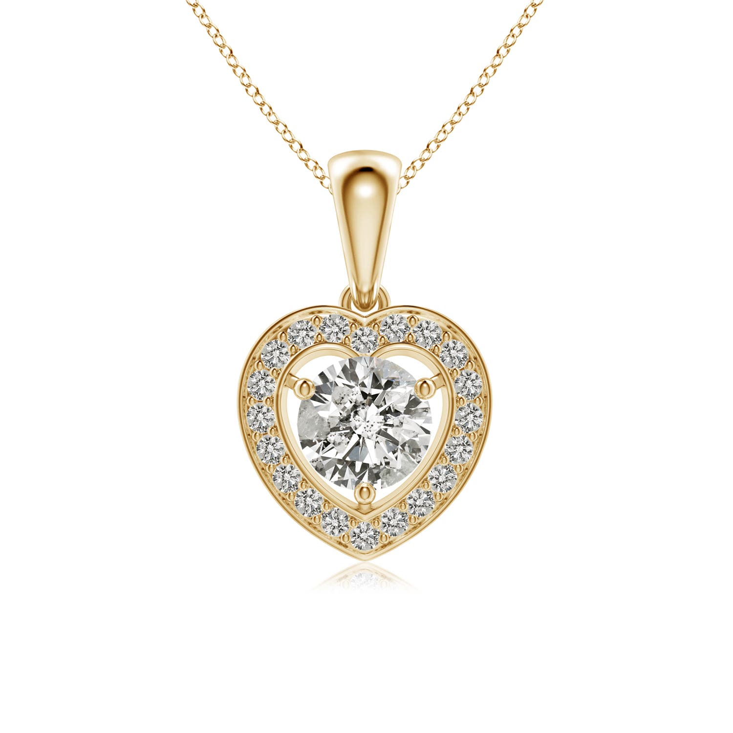 K, I3 / 1.02 CT / 14 KT Yellow Gold