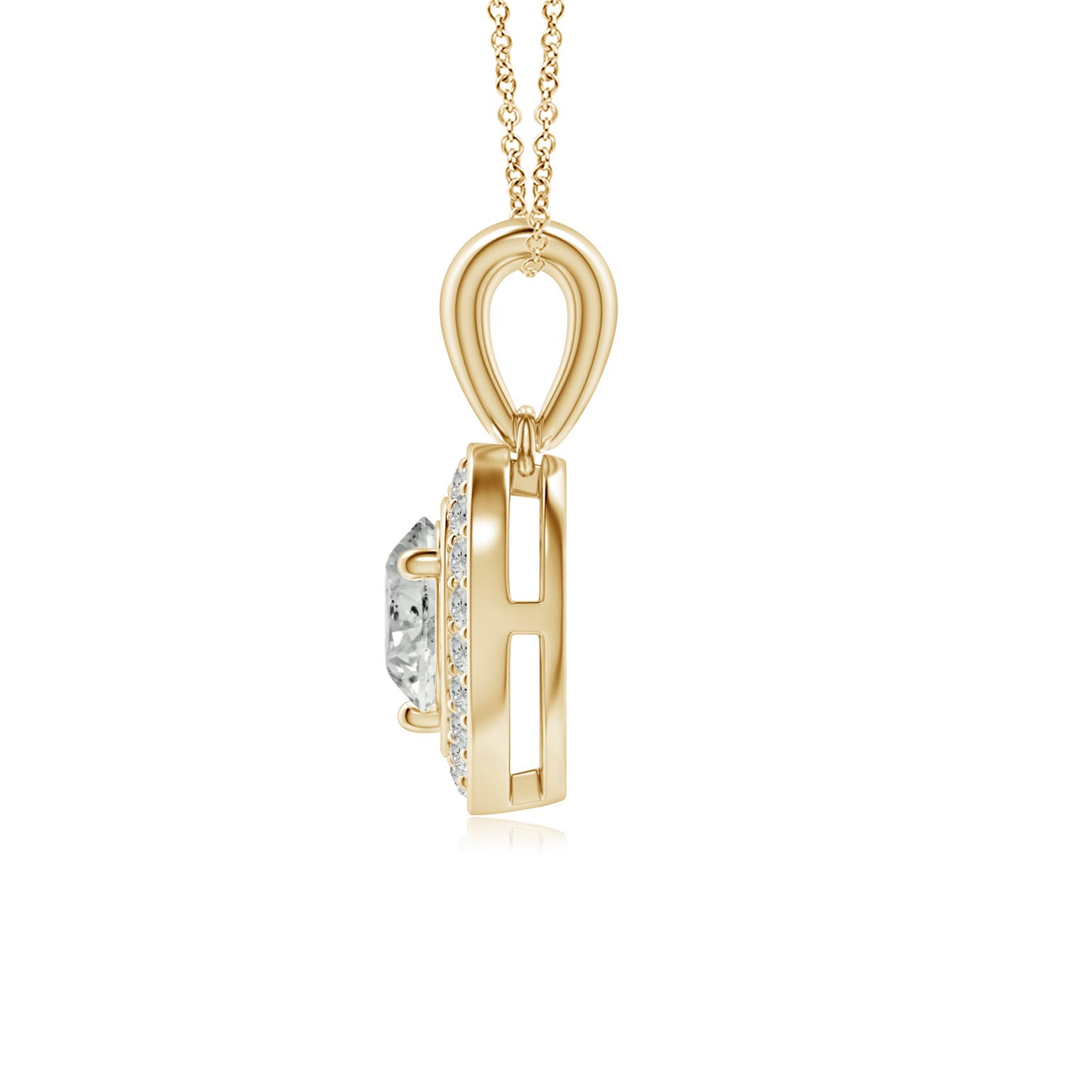 K, I3 / 1.02 CT / 14 KT Yellow Gold