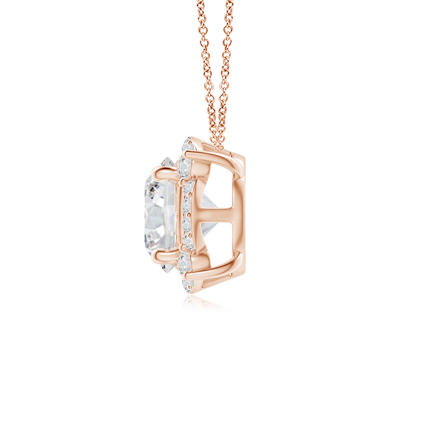 H, SI2 / 0.75 CT / 14 KT Rose Gold