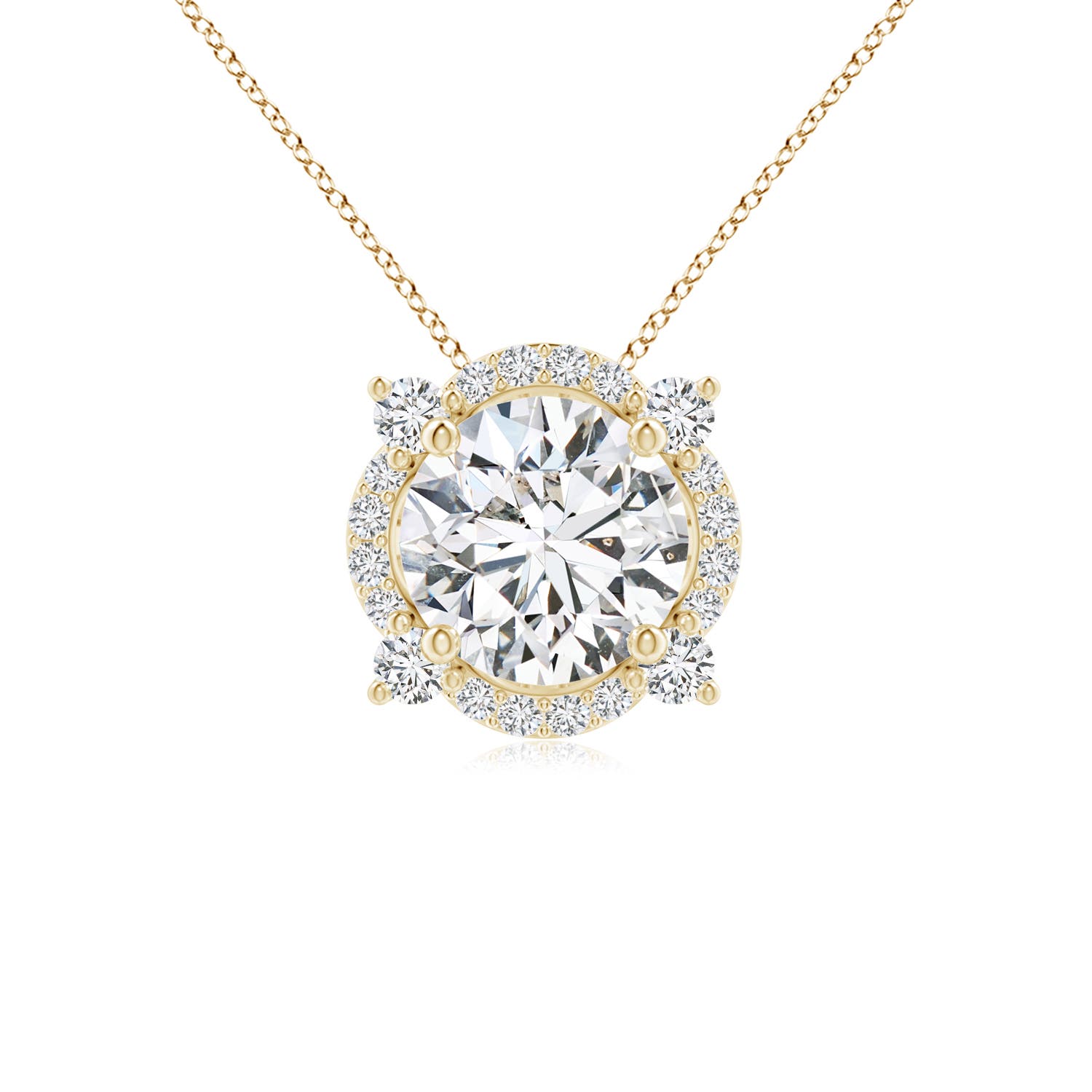 H, SI2 / 0.75 CT / 14 KT Yellow Gold