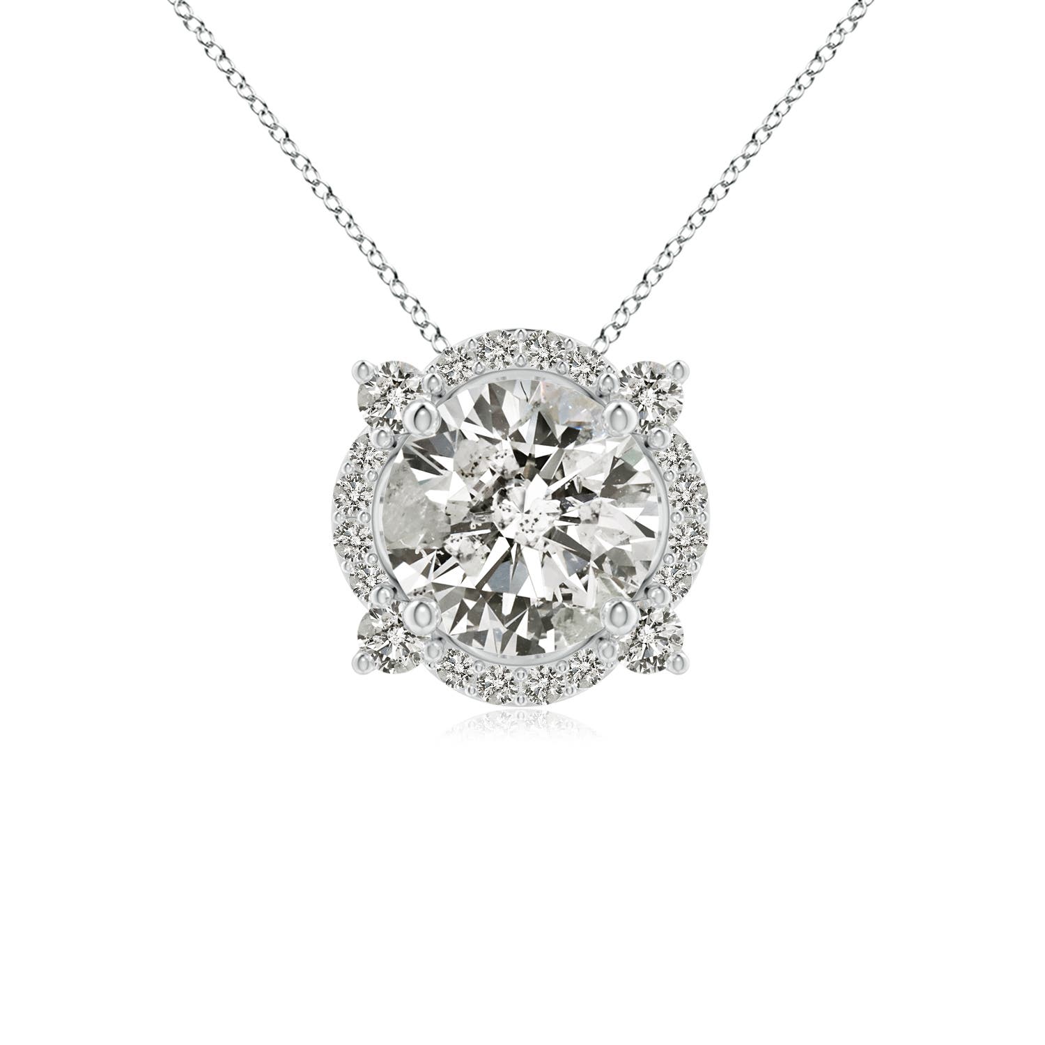 K, I3 / 0.75 CT / 14 KT White Gold