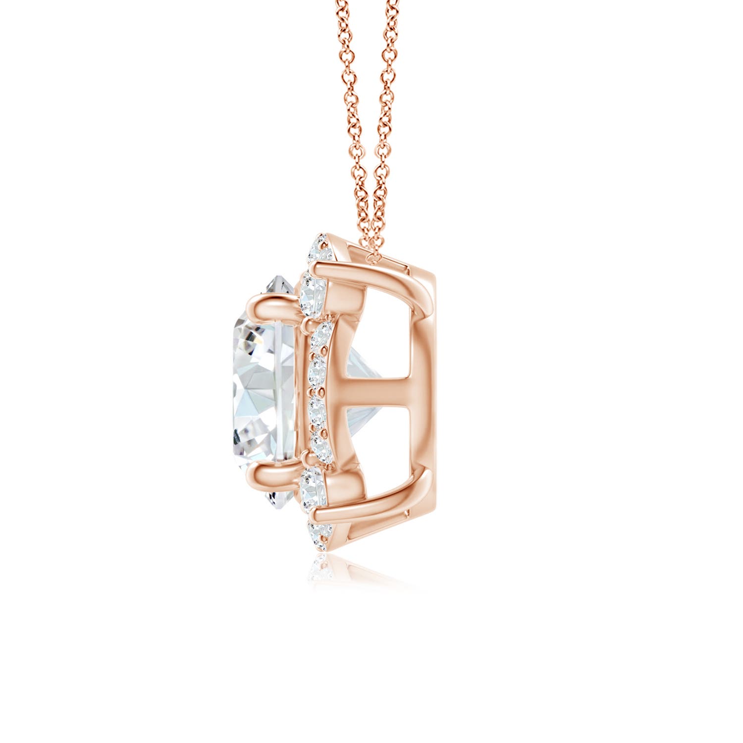 F-G, VS / 1.18 CT / 14 KT Rose Gold